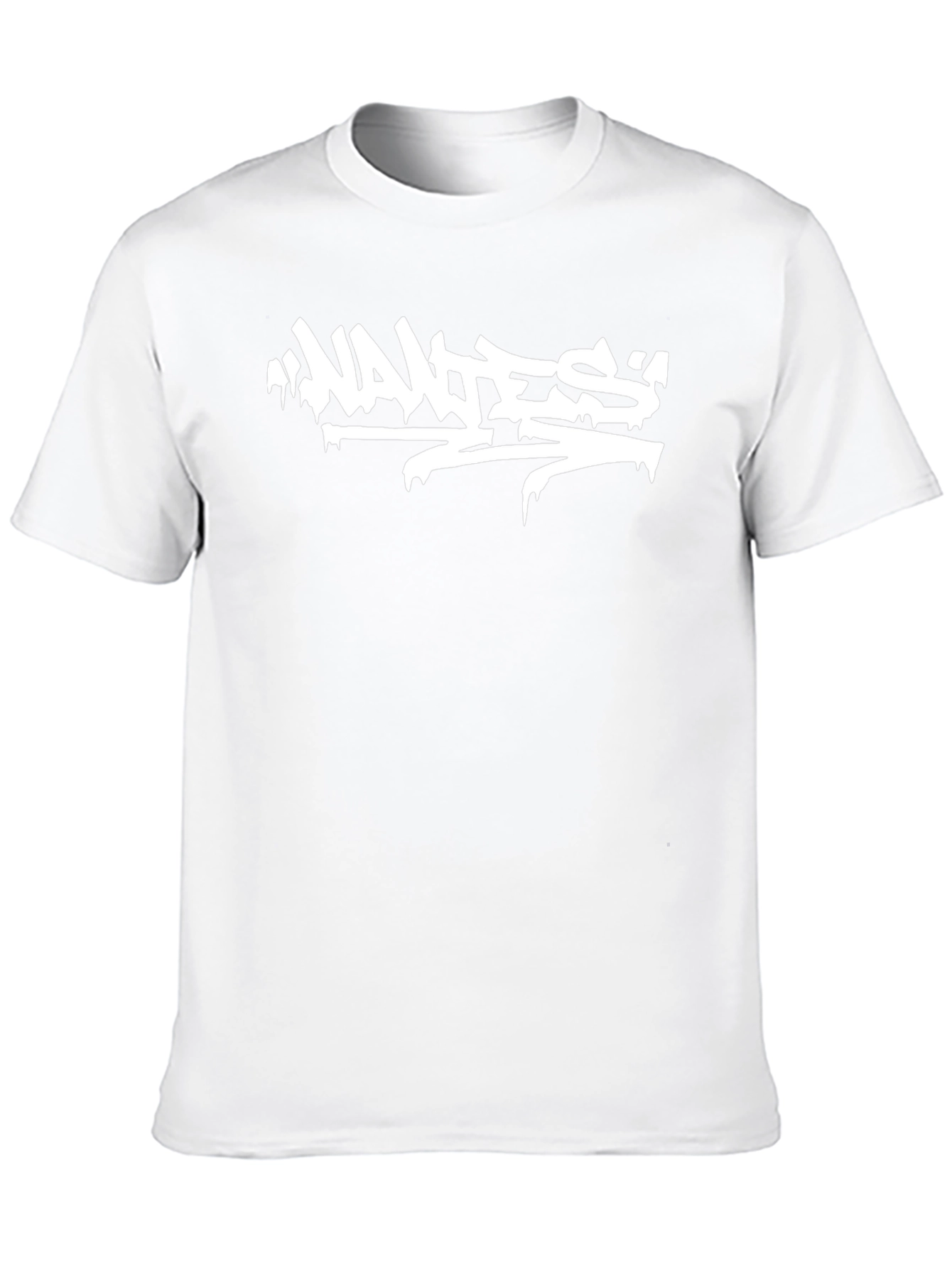 Cool Graphic Tee - Wanted Graffiti Style Print