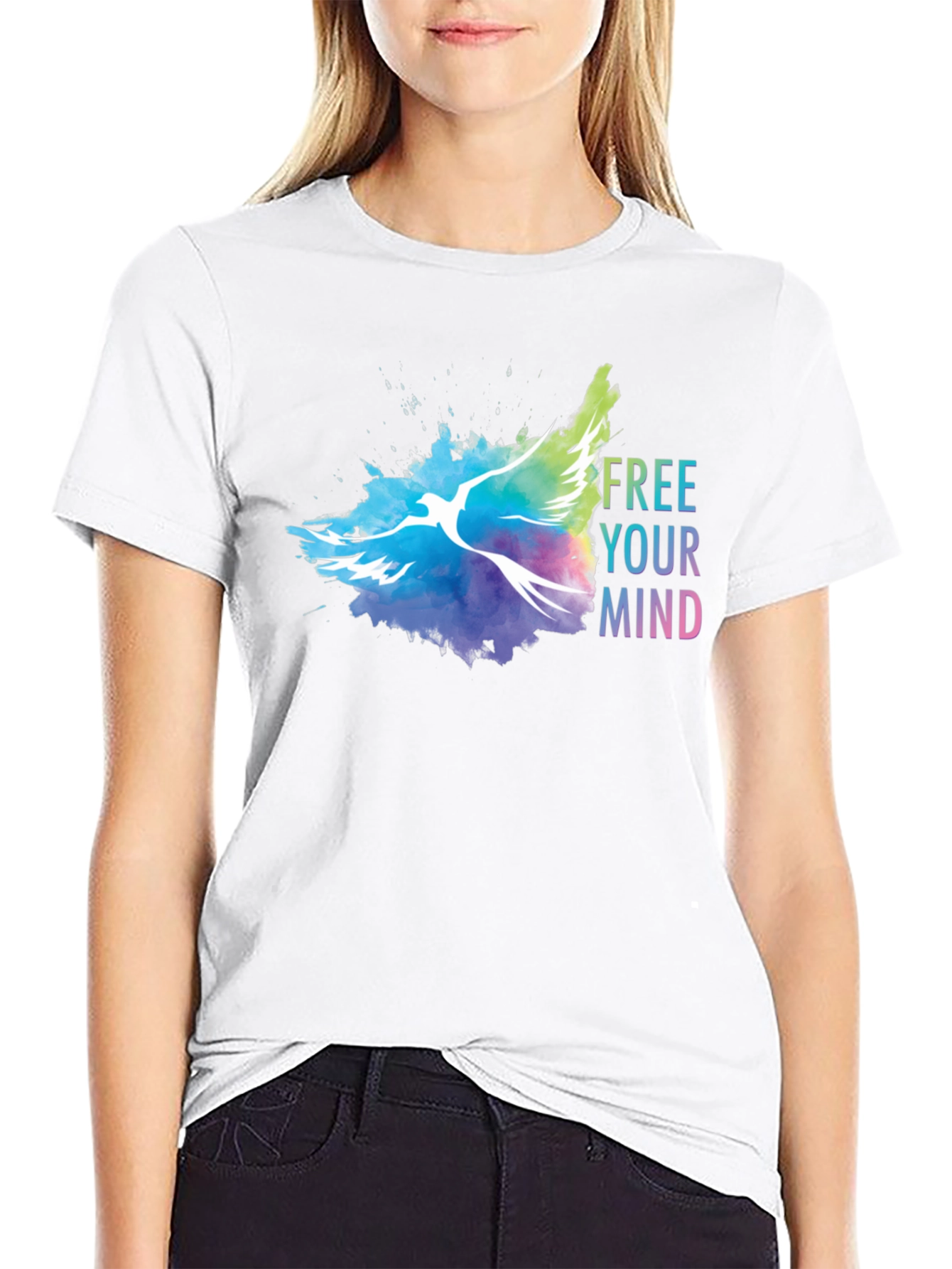 Free Your Mind Graphic Tee - Stylish Comfort