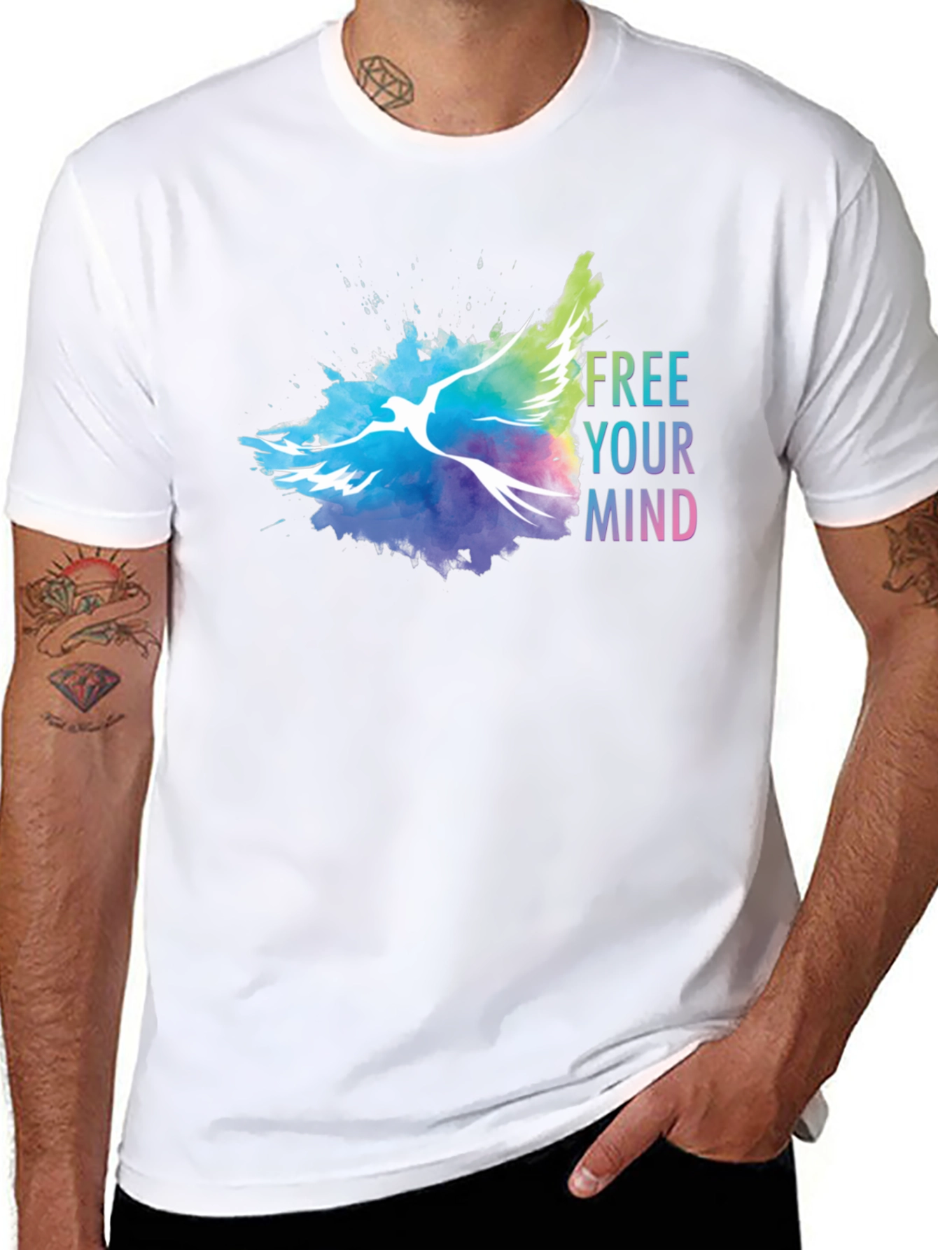 Free Your Mind Graphic Tee - Stylish Comfort