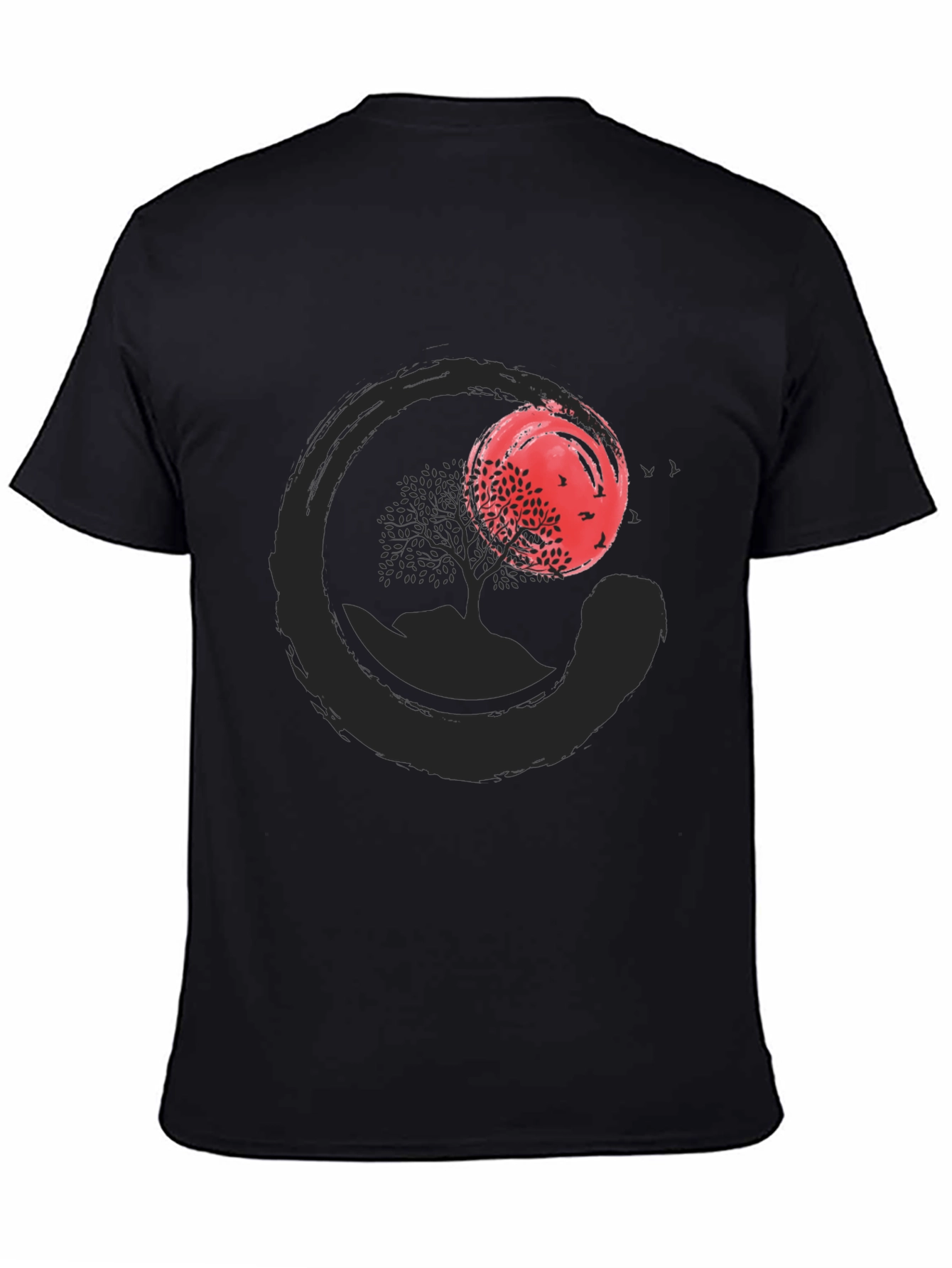 Zen Circle Tree T-Shirt - Stylish & Comfortable