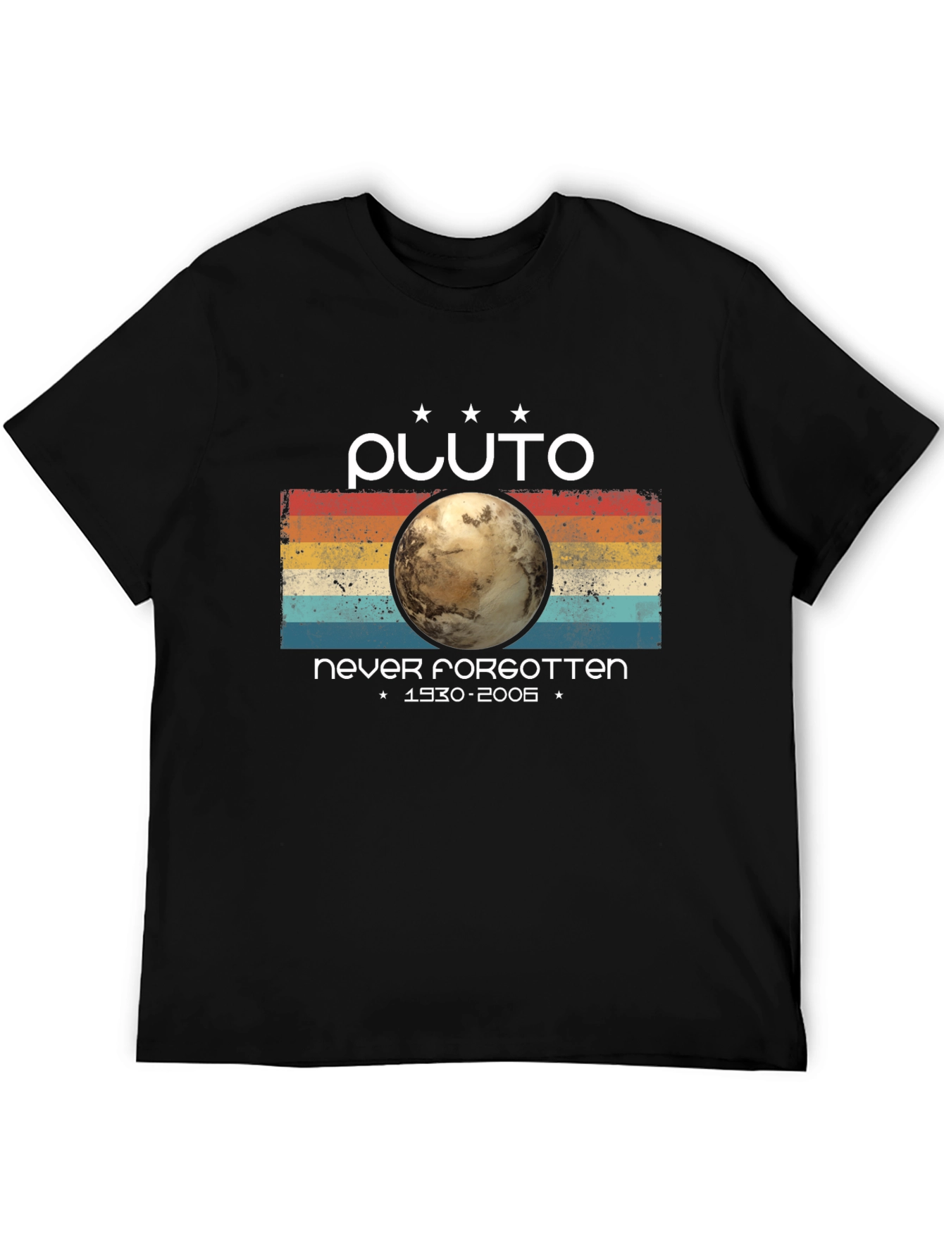 Pluto Never Forgotten Graphic Tee - Retro Style
