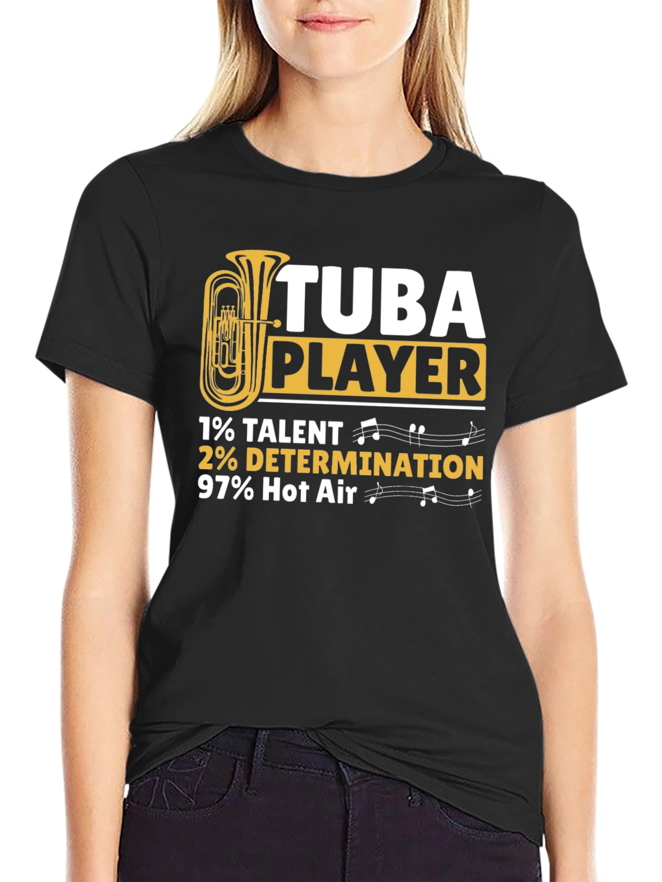 Tuba Player Novelty T-Shirt