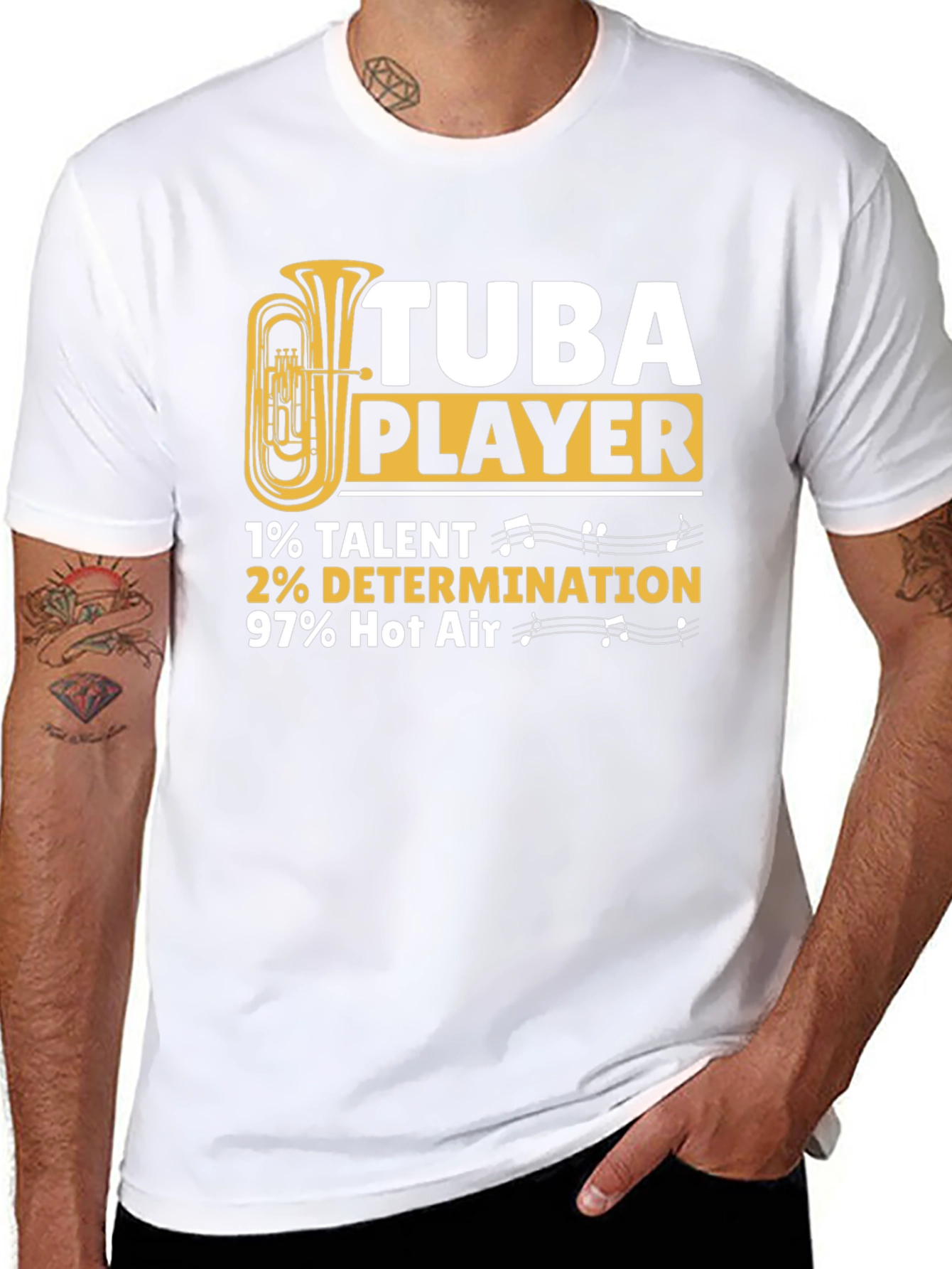 Tuba Player Novelty T-Shirt