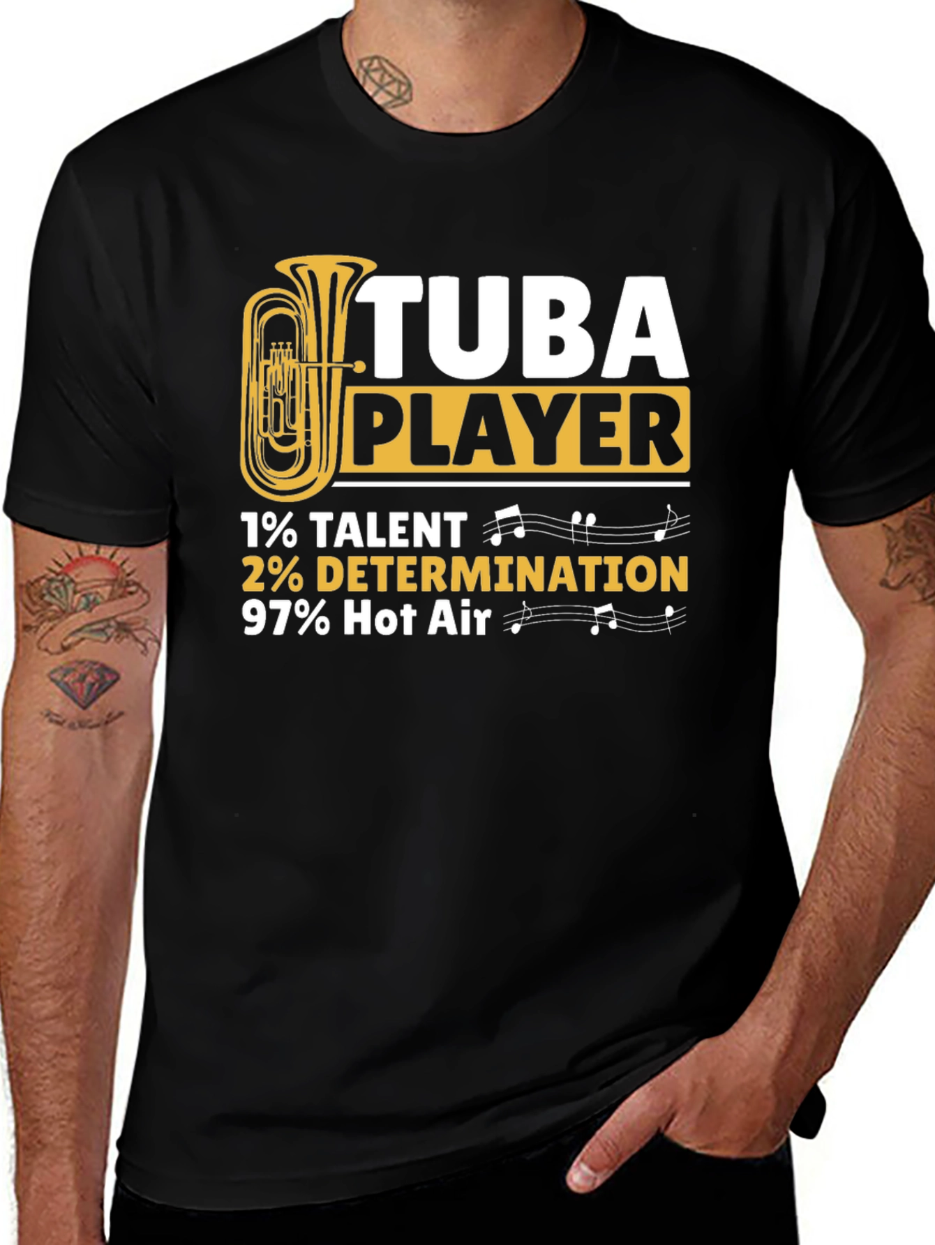 Tuba Player Novelty T-Shirt