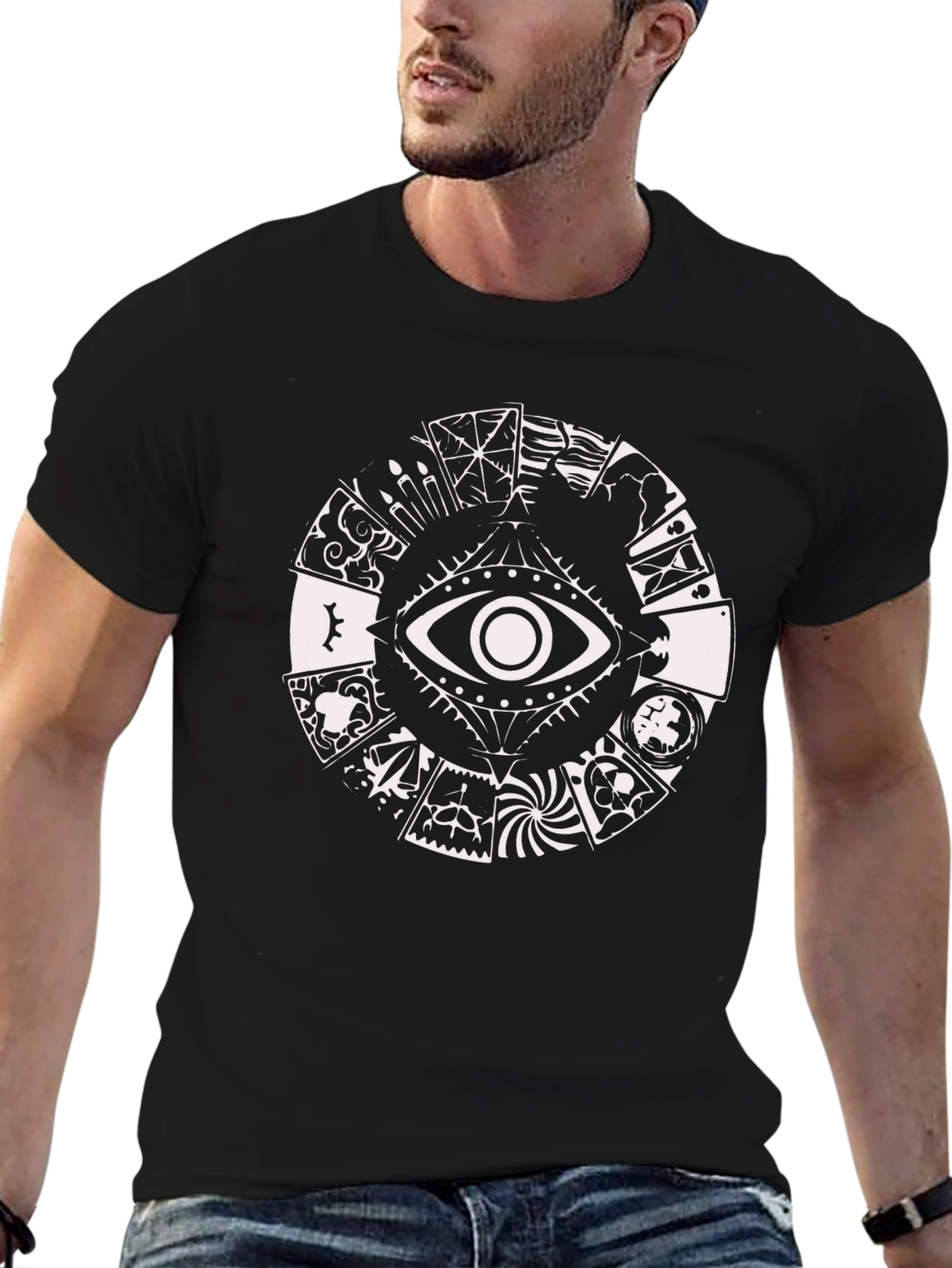 Mystic Eye Graphic T-Shirt - Unisex Cotton Tee