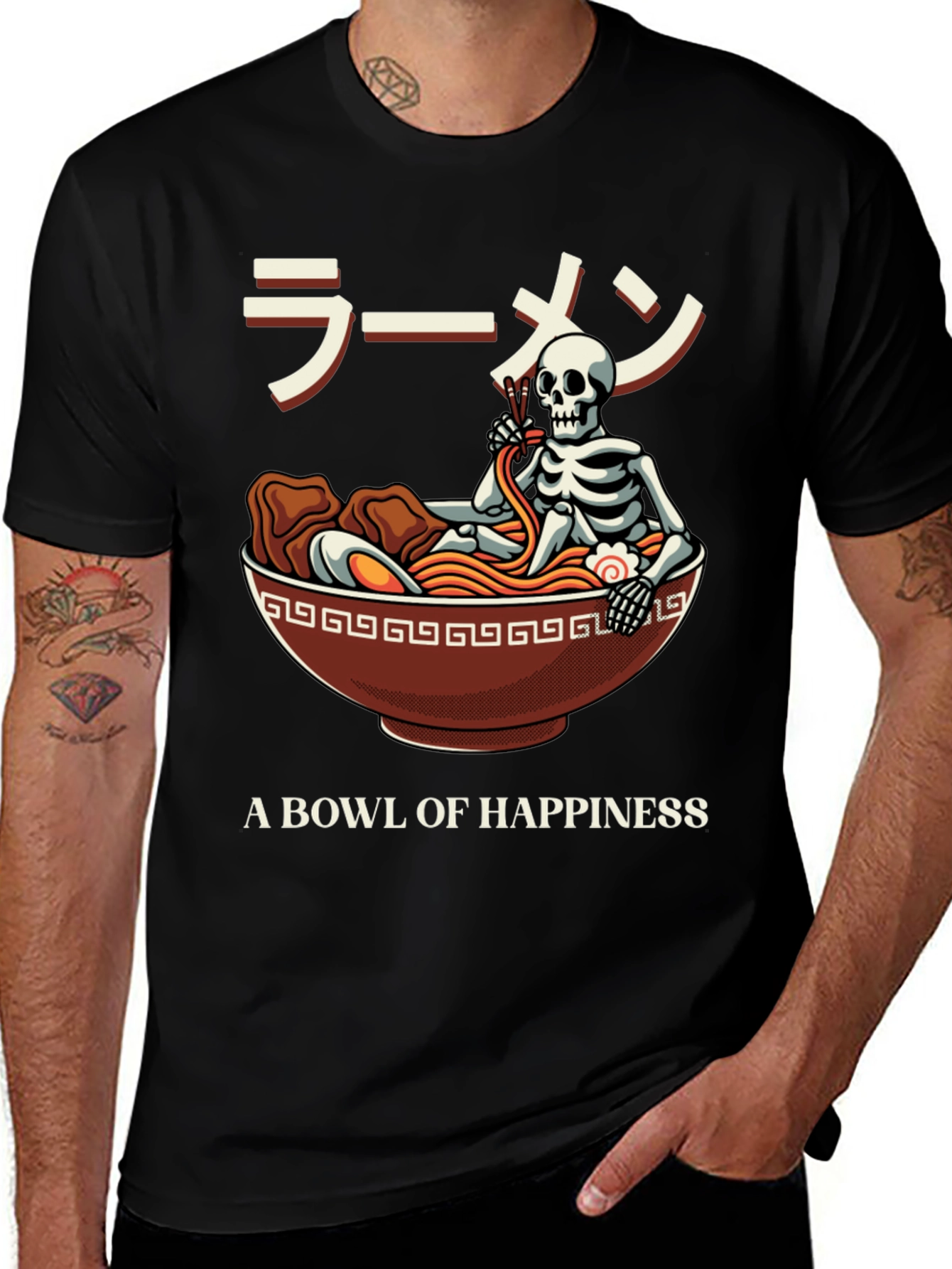 Ramen Skeleton T-Shirt: A Bowl of Happiness