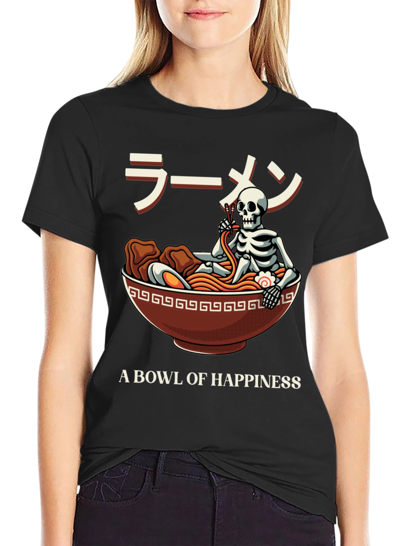 Ramen Skeleton T-Shirt: A Bowl of Happiness