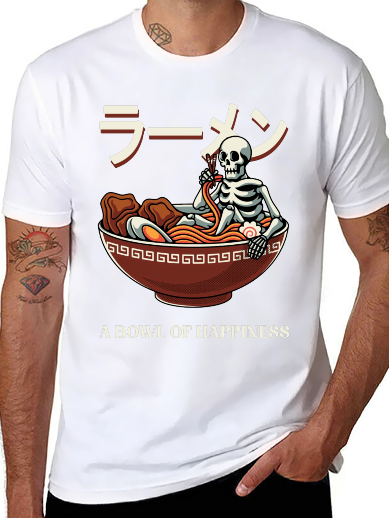 Ramen Skeleton T-Shirt: A Bowl of Happiness