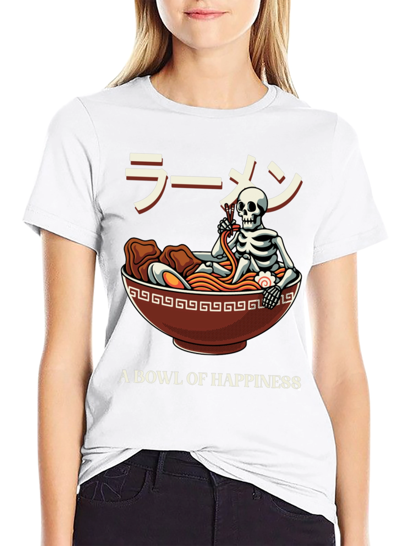 Ramen Skeleton T-Shirt: A Bowl of Happiness