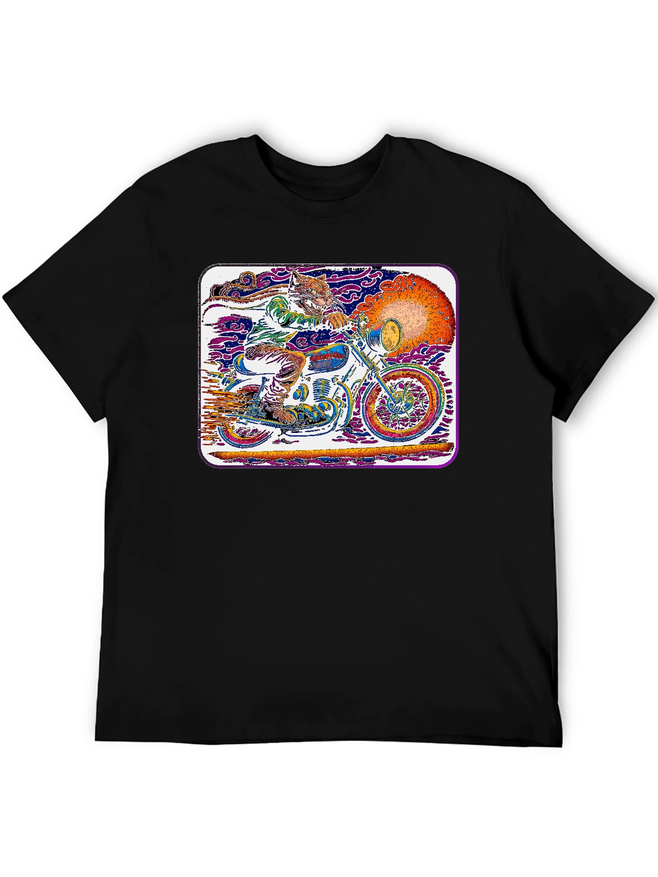 Motorcycle Cat T-Shirt