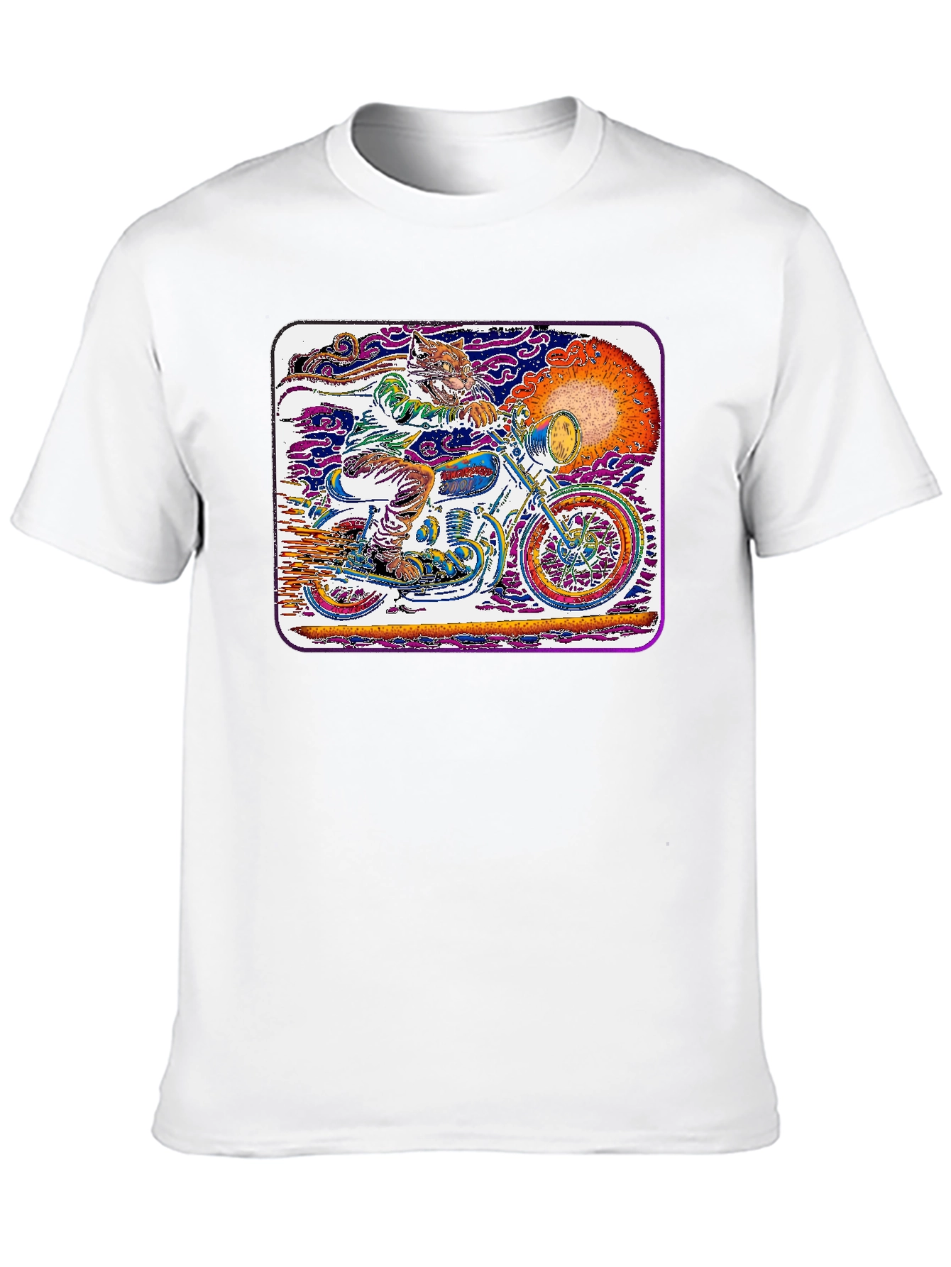 Motorcycle Cat T-Shirt