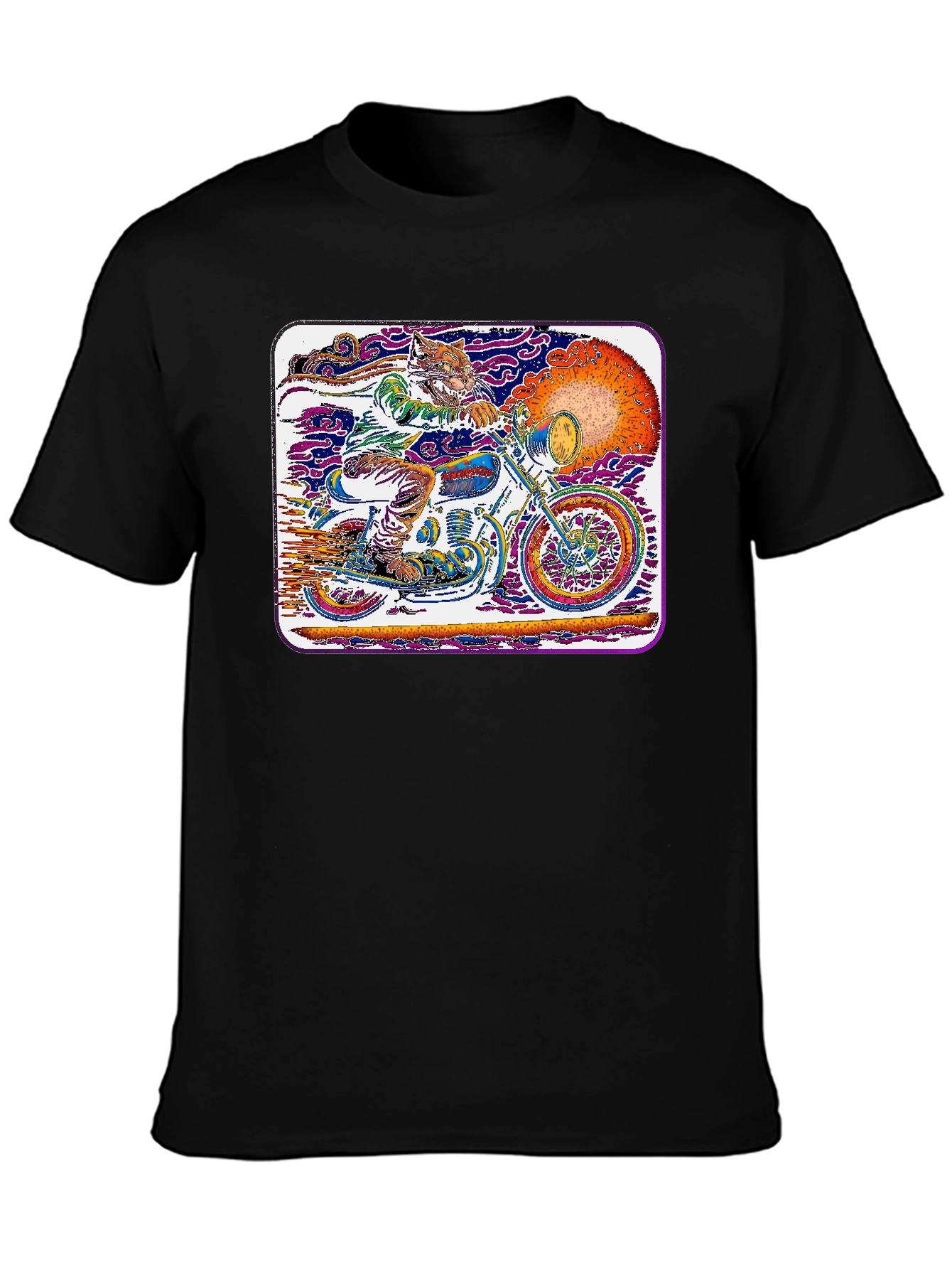 Motorcycle Cat T-Shirt