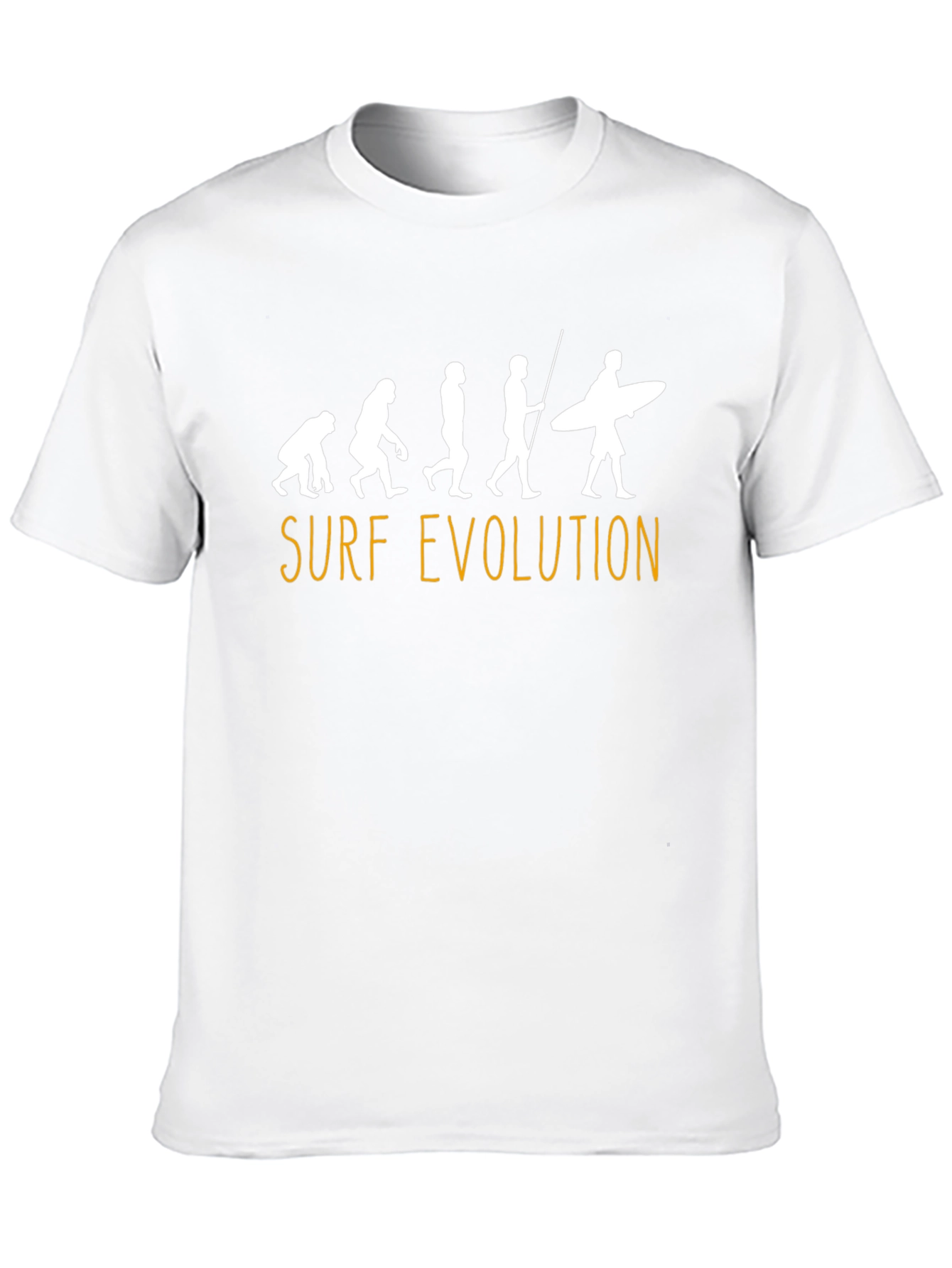 Surf Evolution T-Shirt - Black Fun Graphic Tee