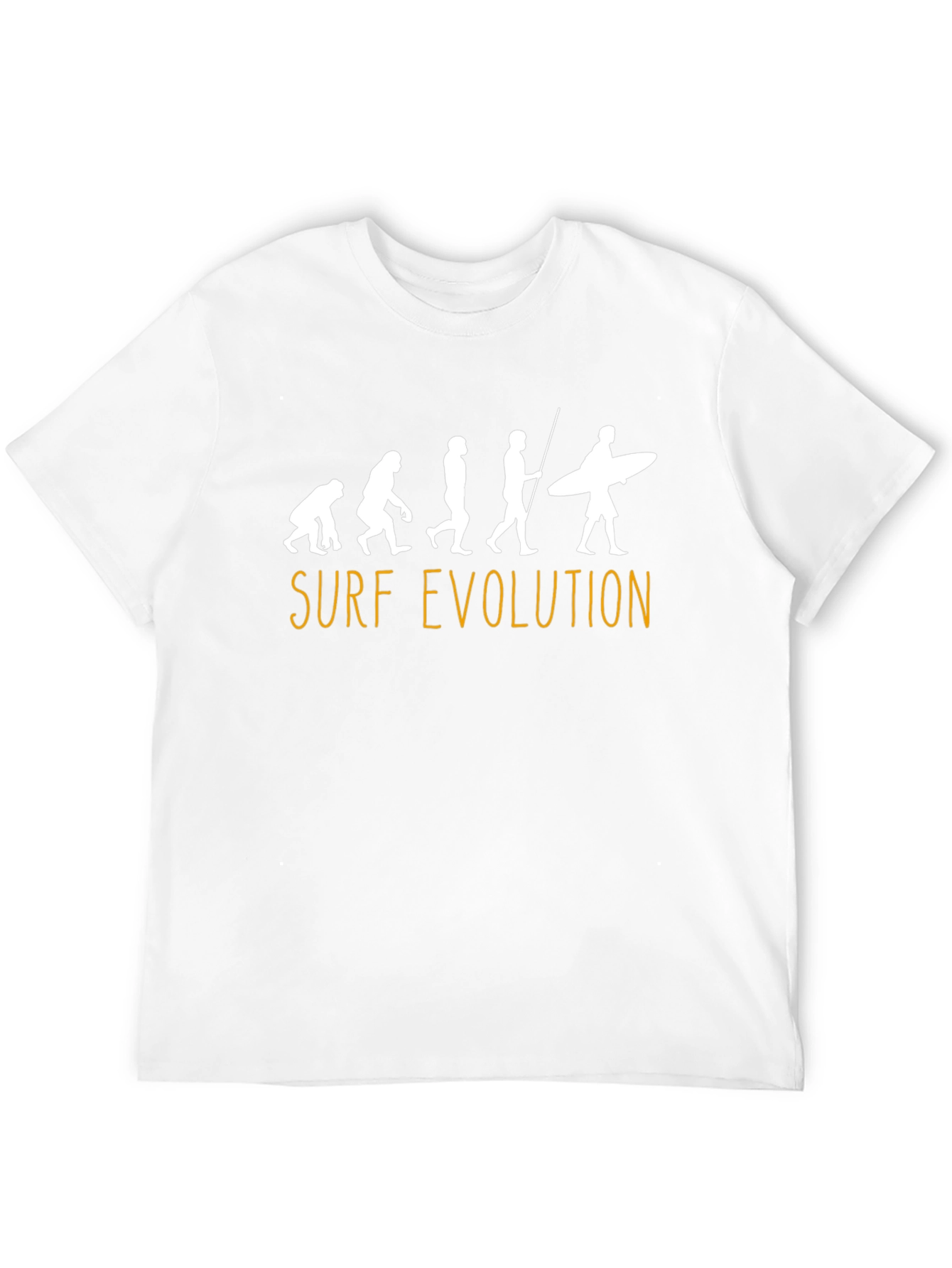 Surf Evolution T-Shirt - Black Fun Graphic Tee