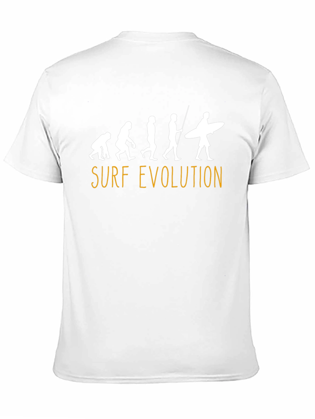Surf Evolution T-Shirt - Black Fun Graphic Tee