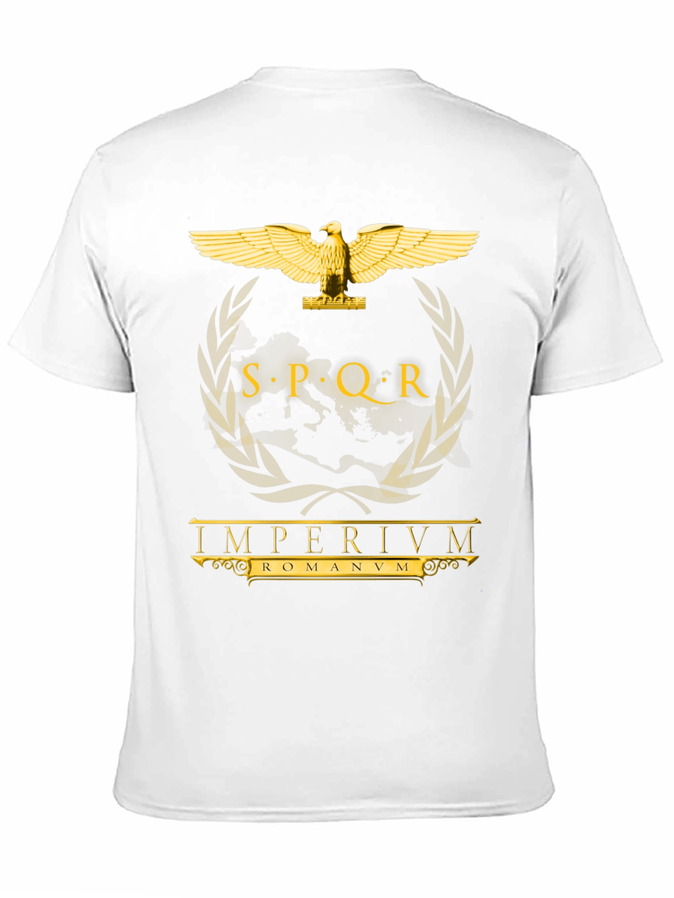 SPQR Roman Empire Black T-Shirt