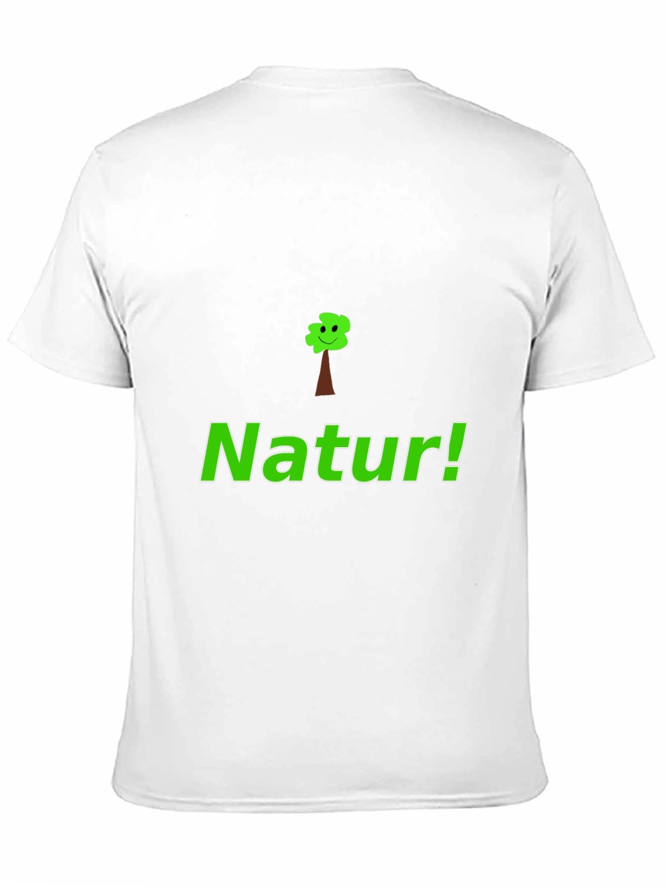Natur! Black Graphic Tee with Tree Design