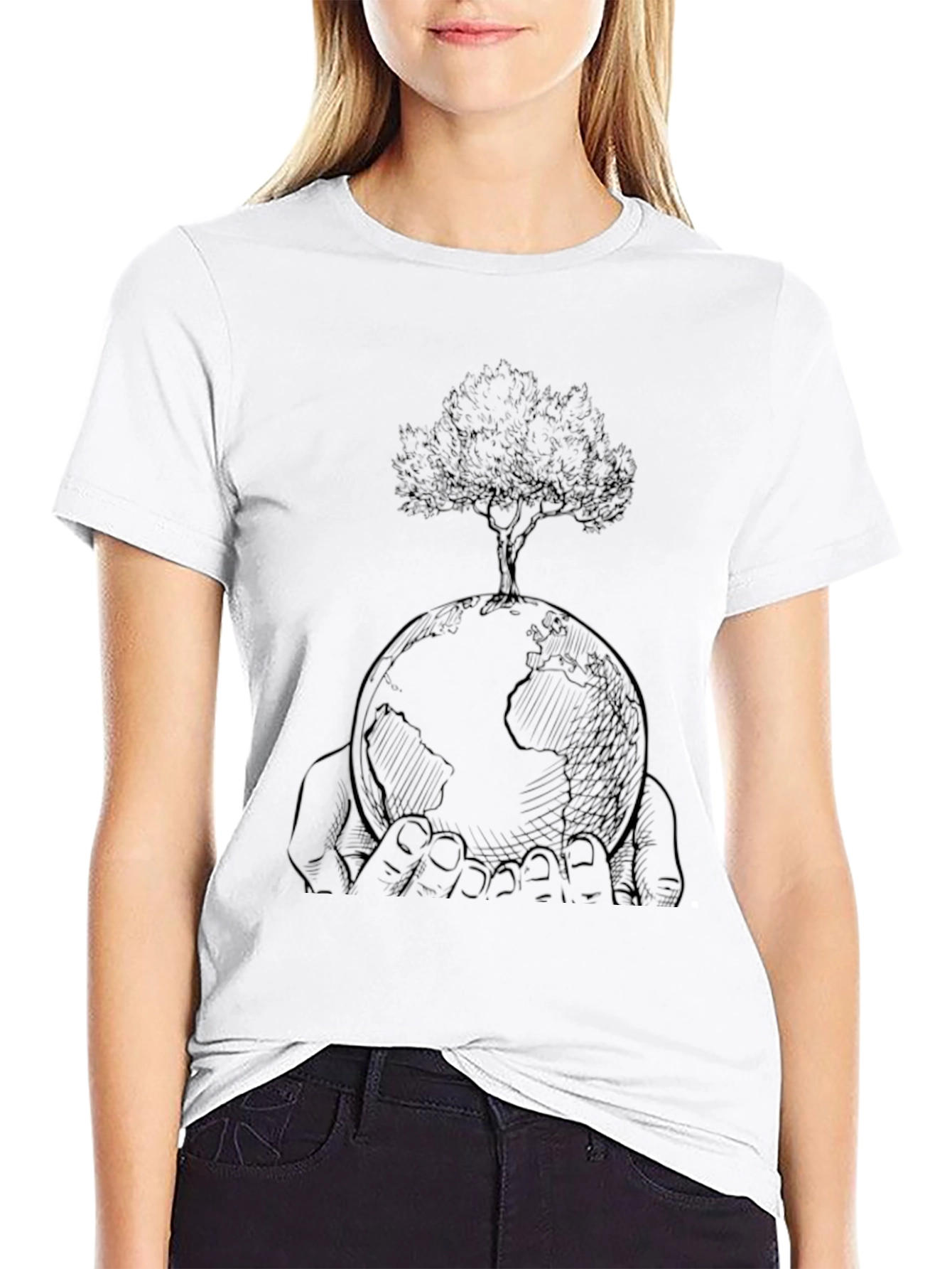 Earth Tree Graphic Tee - Eco Friendly Design