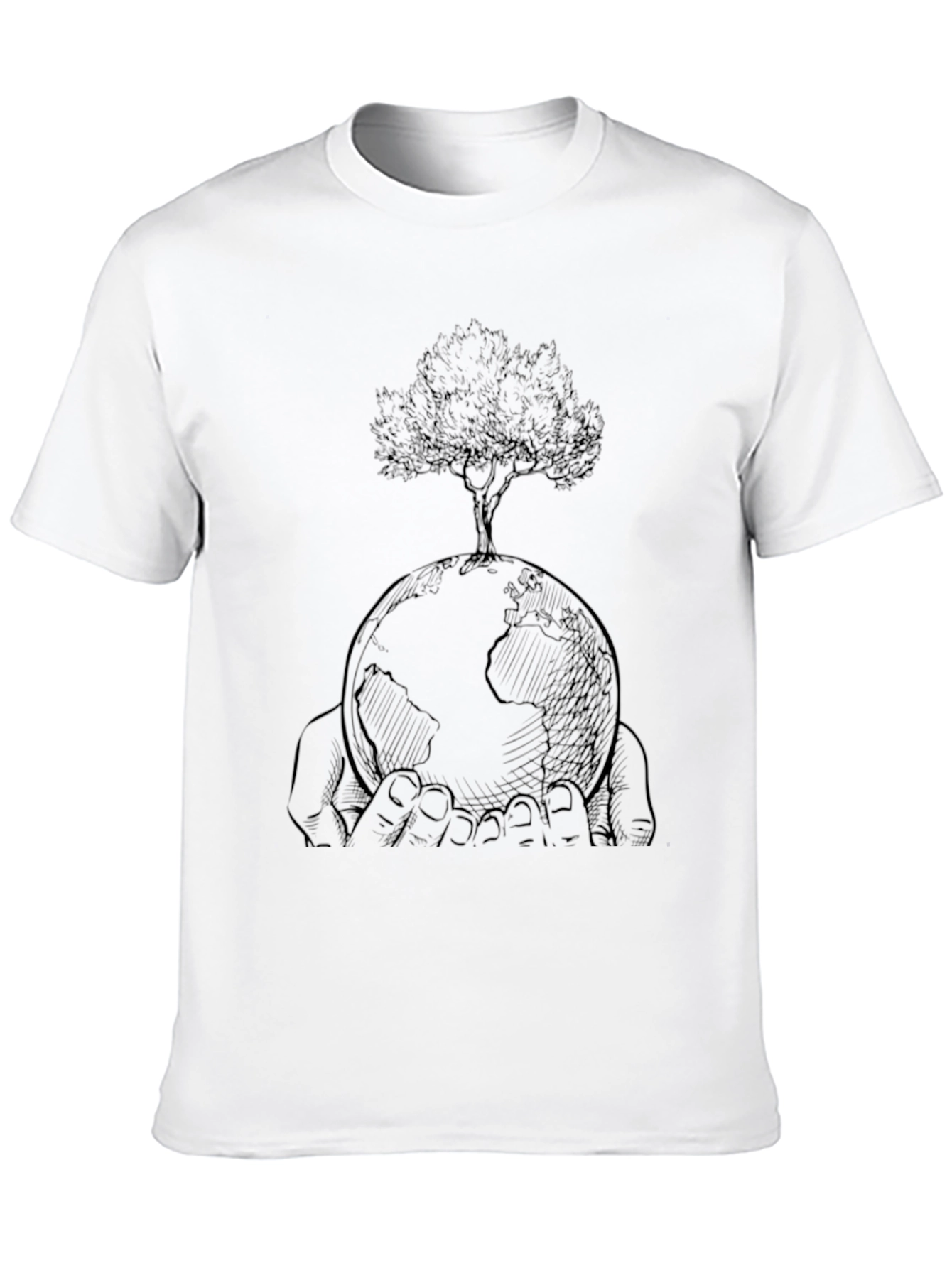 Earth Tree Graphic Tee - Eco Friendly Design