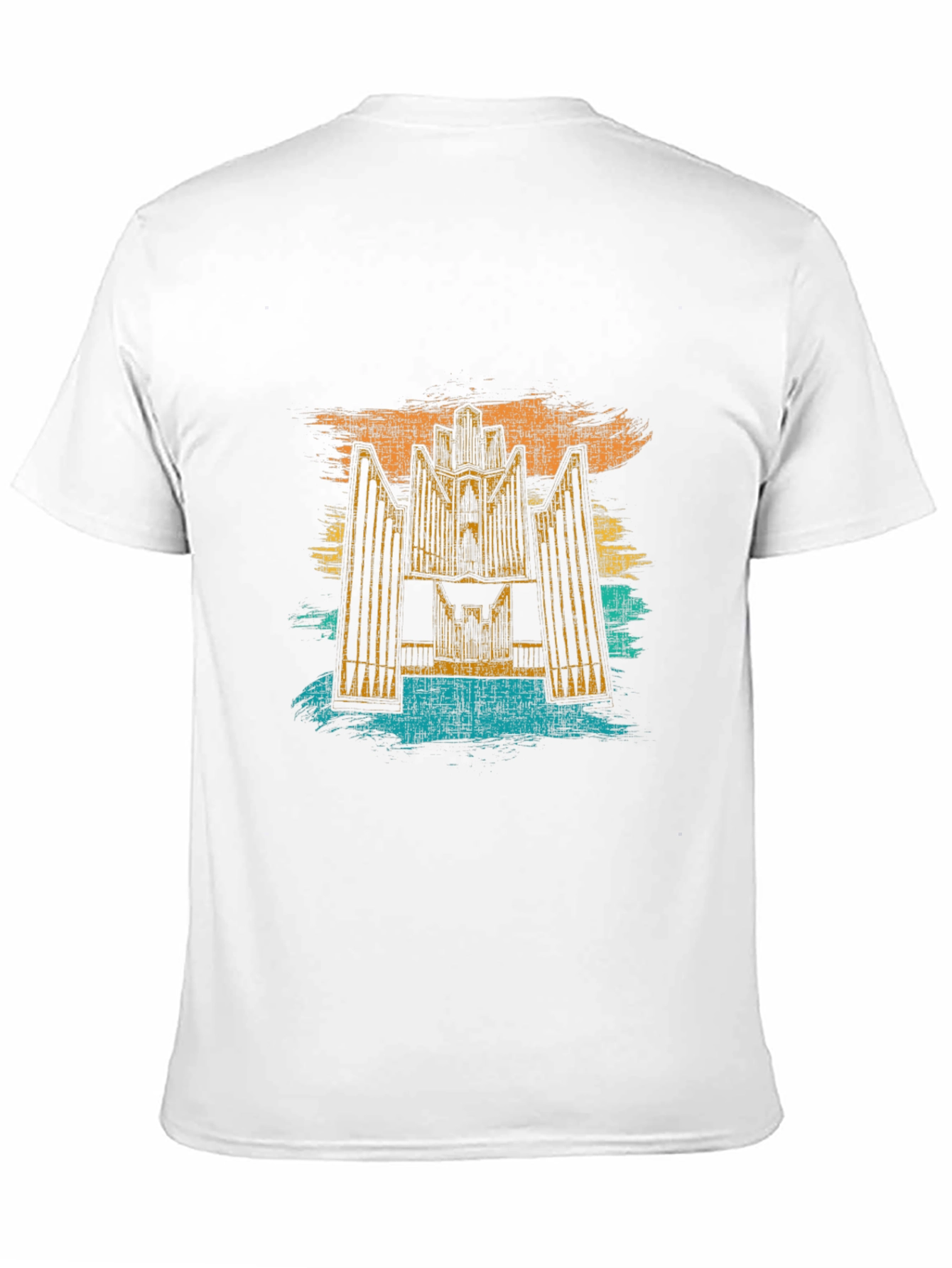 Retro Hallgrímskirkja T-Shirt - Reykjavik Iceland Church Tee