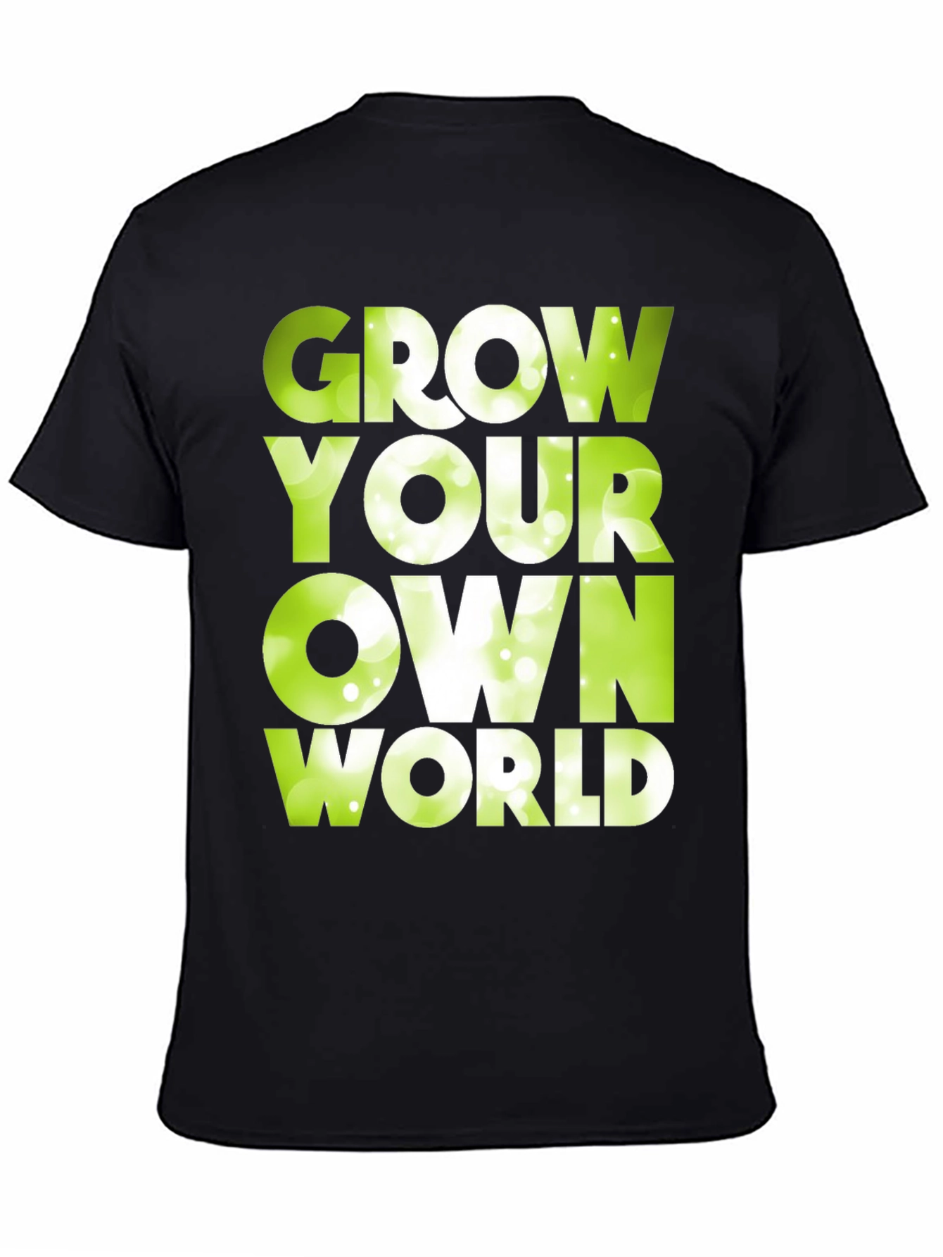 Grow Your Own World Graphic Tee - Black