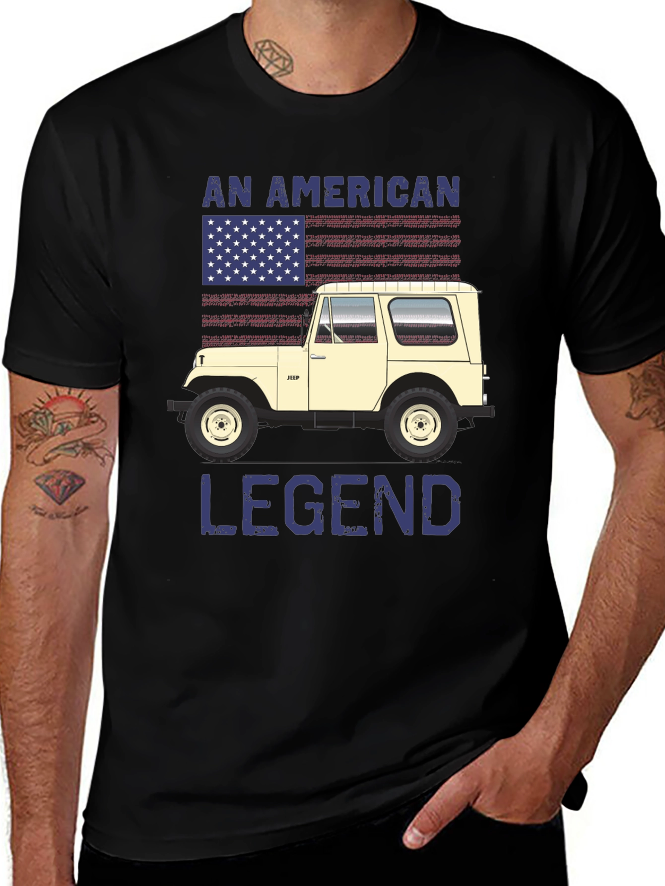American Legend Jeep T-Shirt - Classic Design
