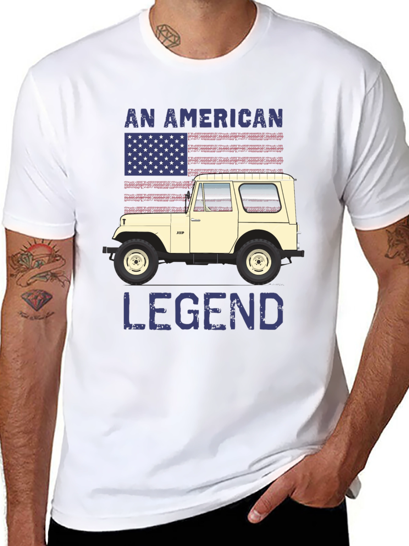 American Legend Jeep T-Shirt - Classic Design