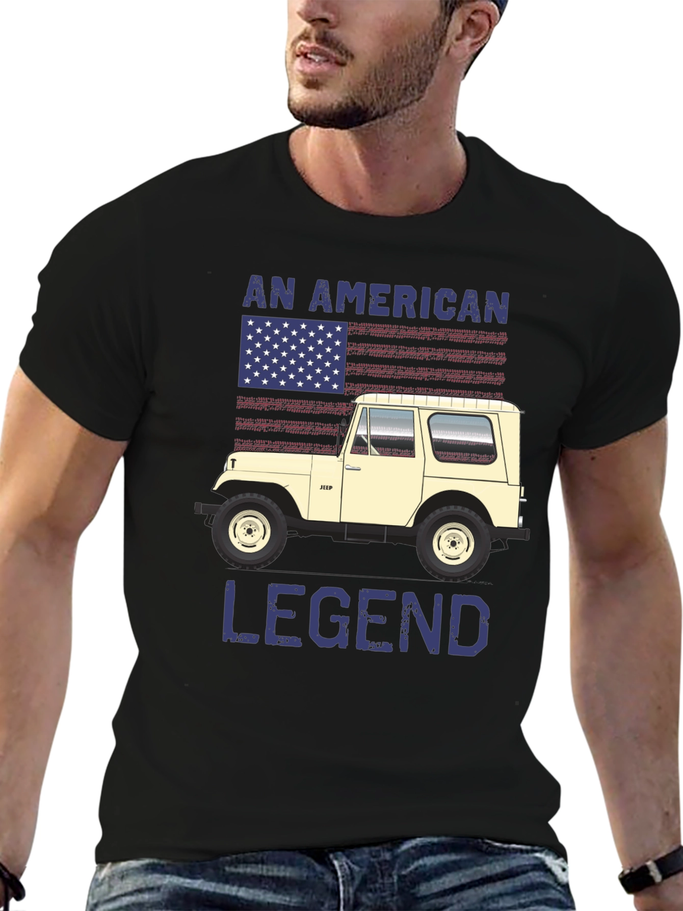 American Legend Jeep T-Shirt - Classic Design