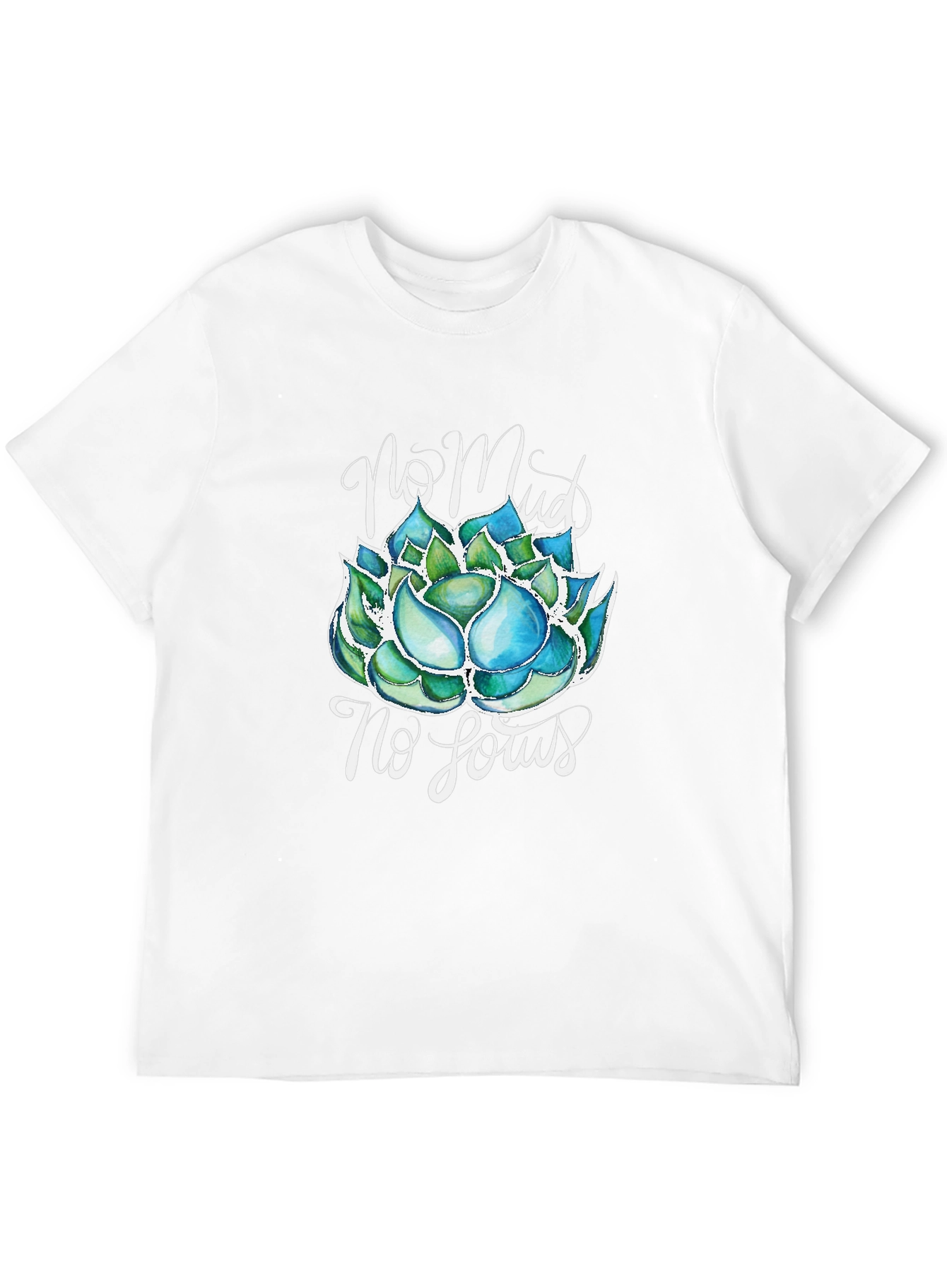 No Mud No Lotus T-Shirt - Zen Garden Tee