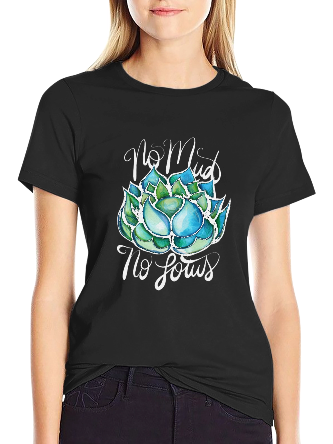 No Mud No Lotus T-Shirt - Zen Garden Tee