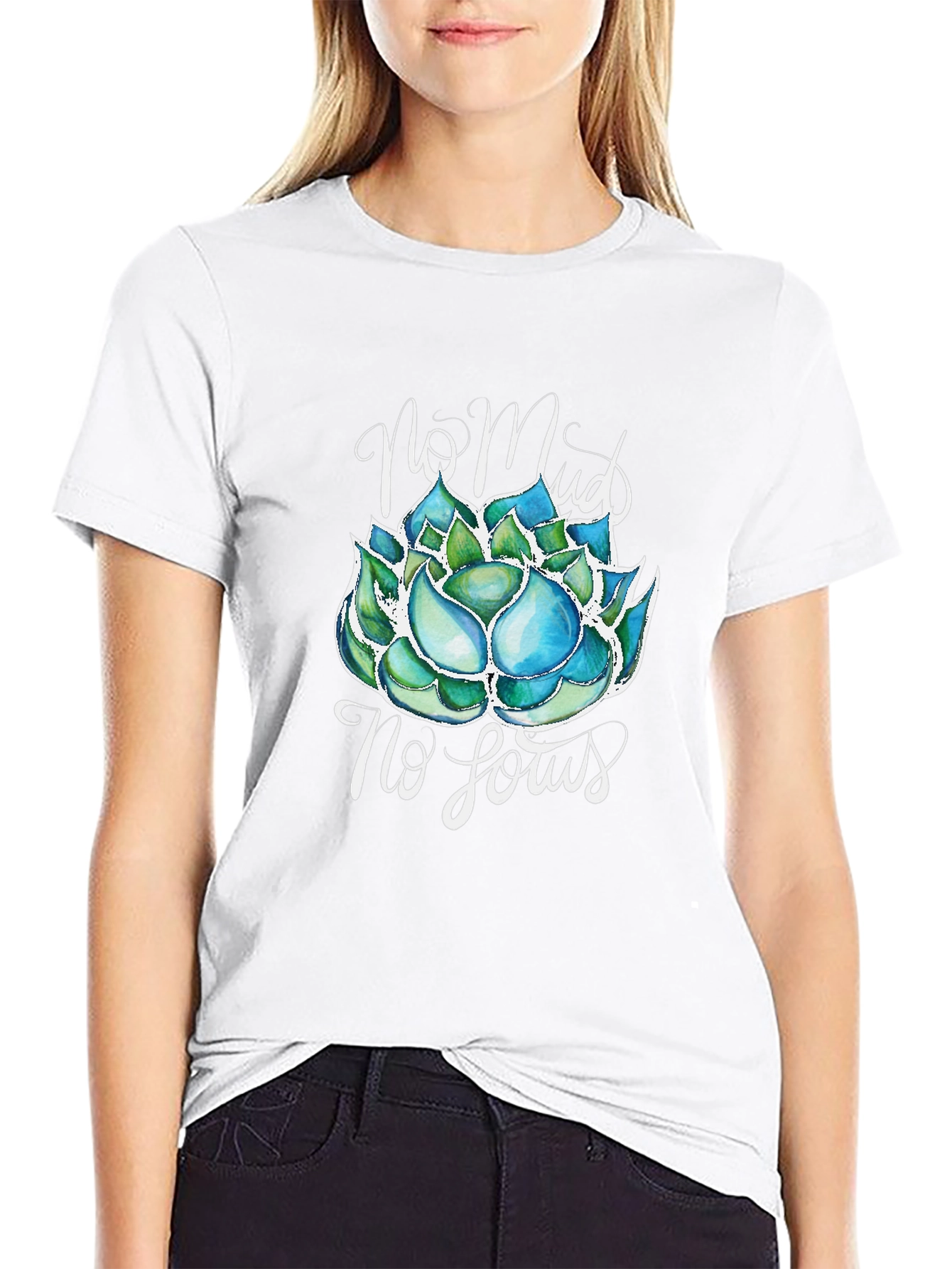No Mud No Lotus T-Shirt - Zen Garden Tee