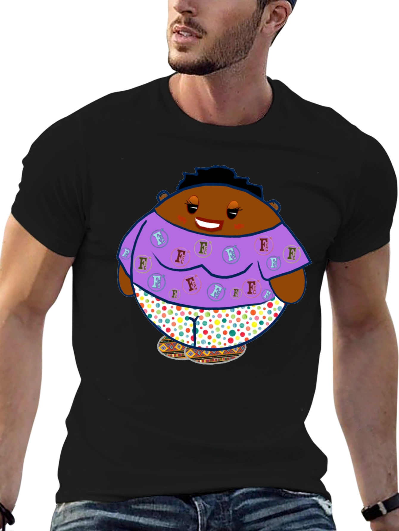 Funky Cartoon Character T-Shirt
