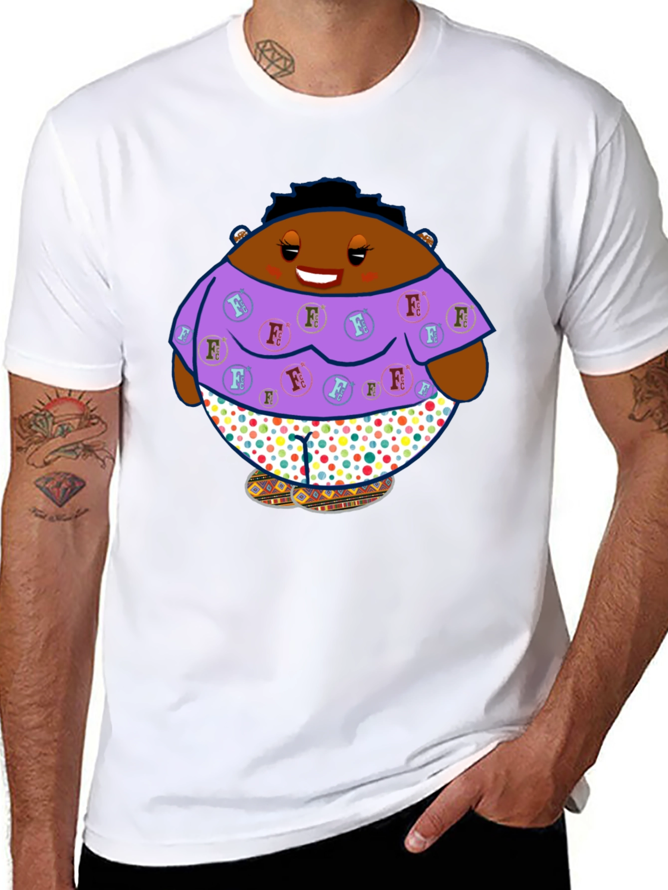 Funky Cartoon Character T-Shirt