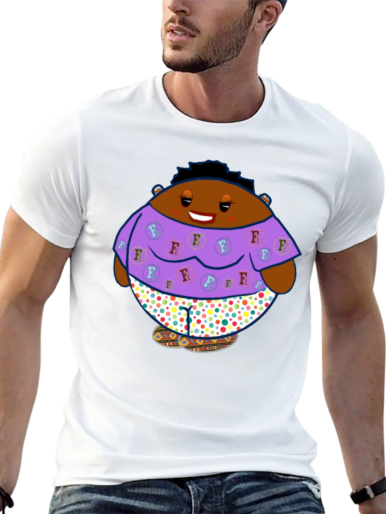 Funky Cartoon Character T-Shirt
