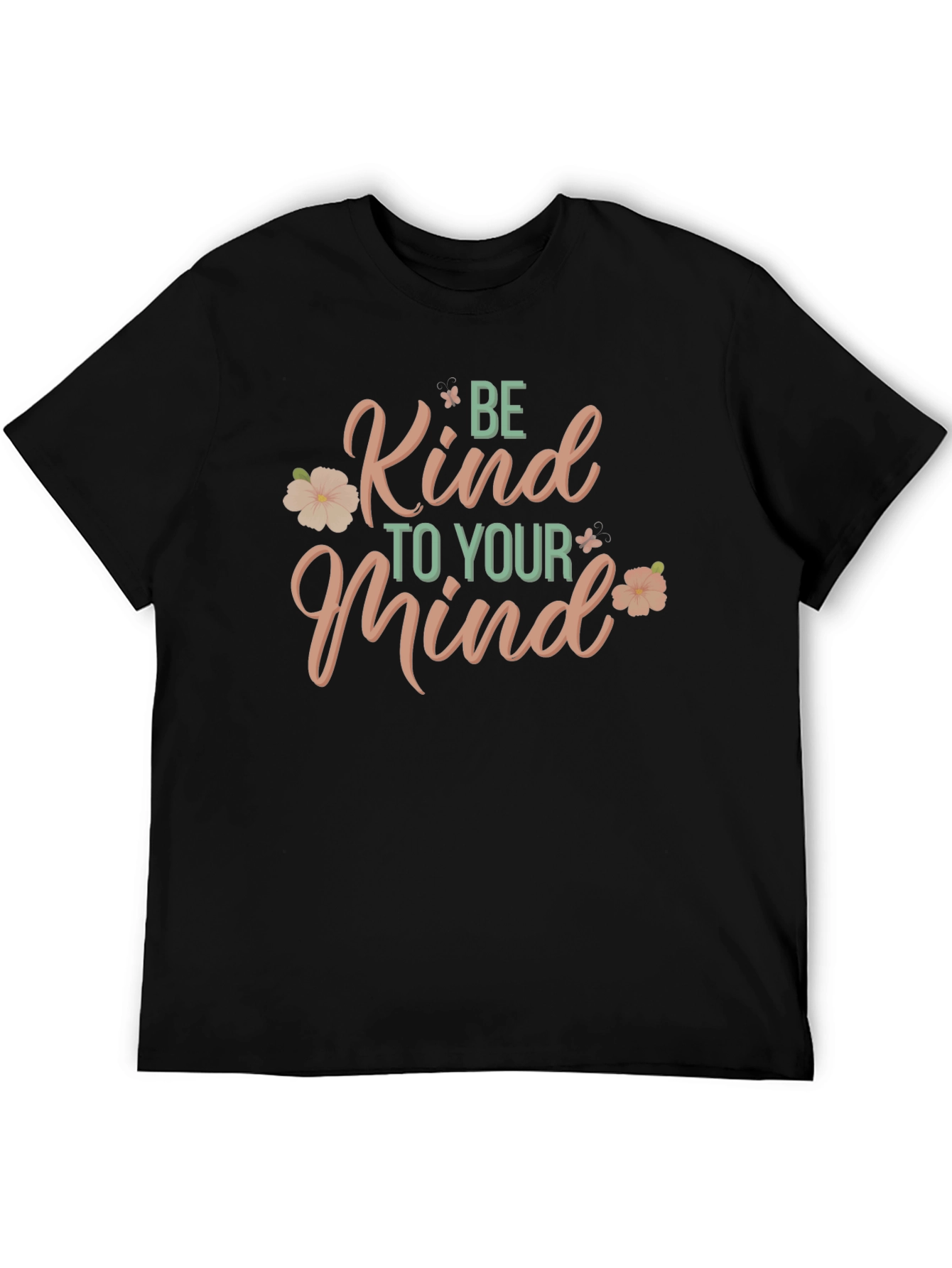 Be Kind To Your Mind Black Graphic Tee