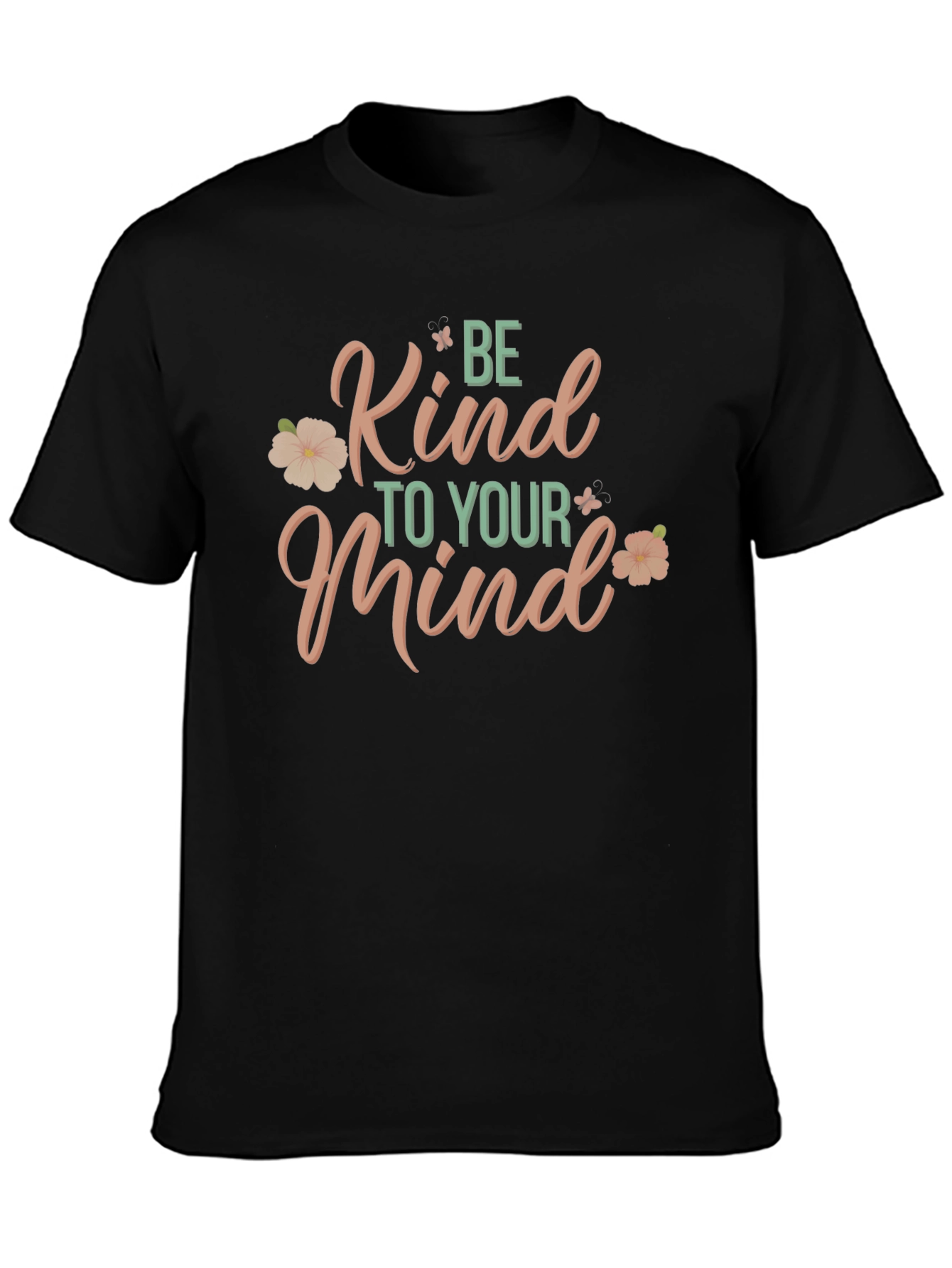 Be Kind To Your Mind Black Graphic Tee