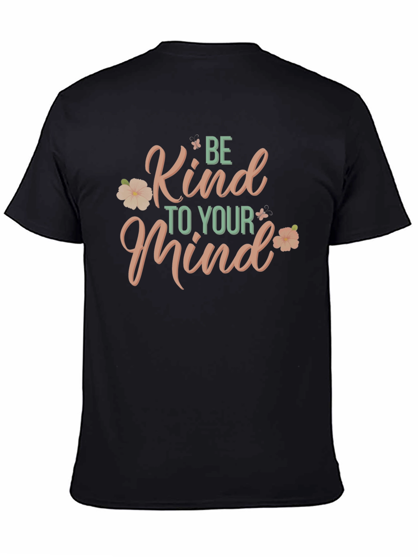 Be Kind To Your Mind Black Graphic Tee