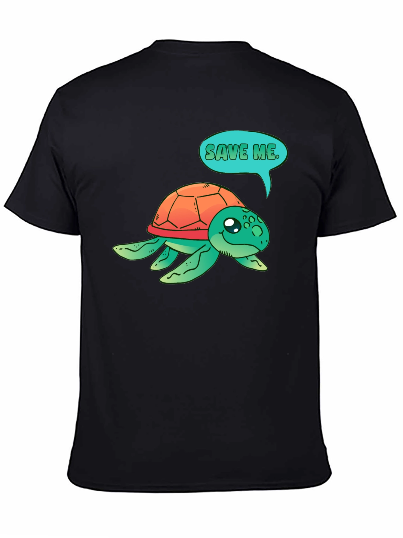 Save the Turtle T-Shirt - Black