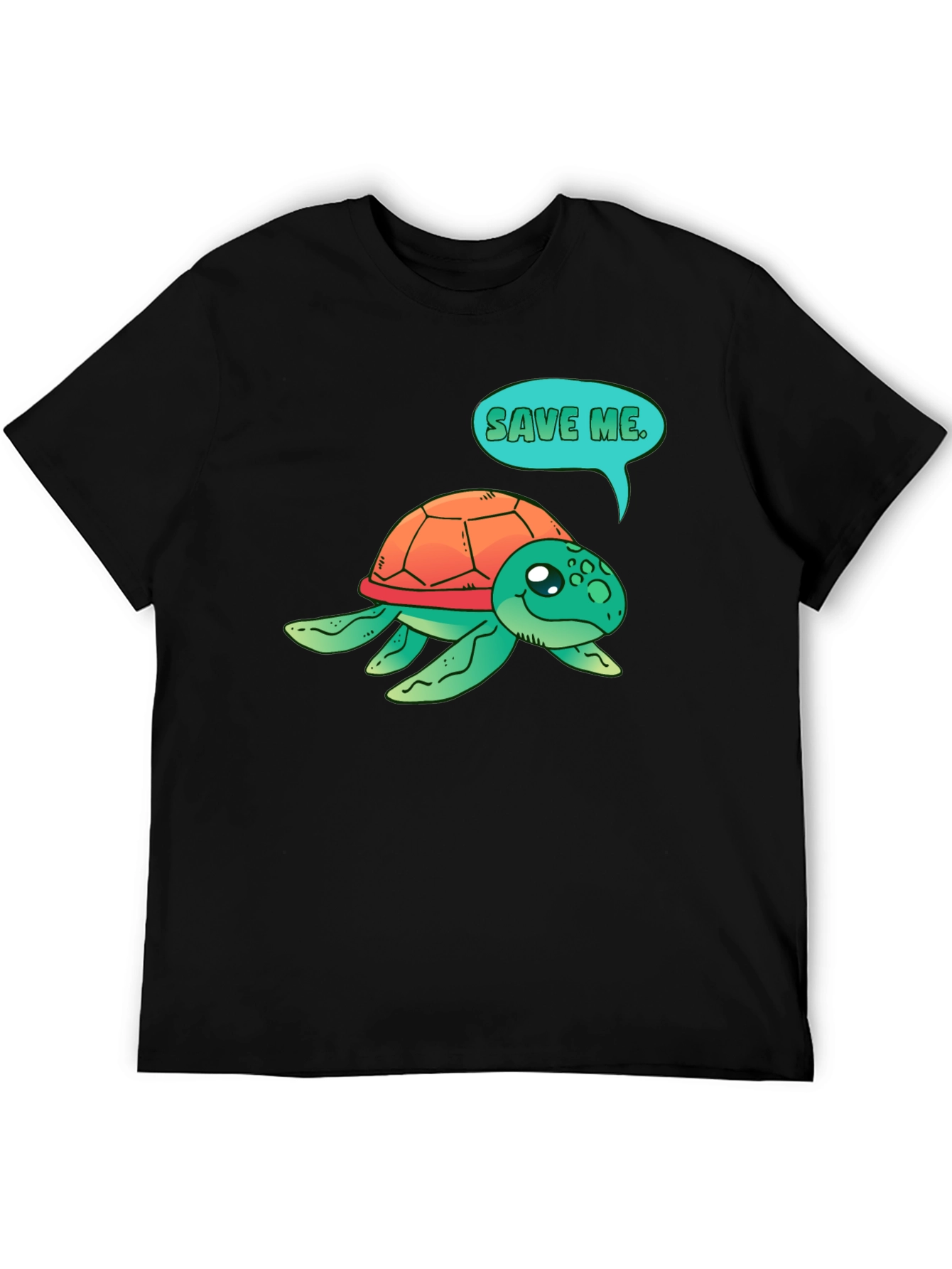 Save the Turtle T-Shirt - Black