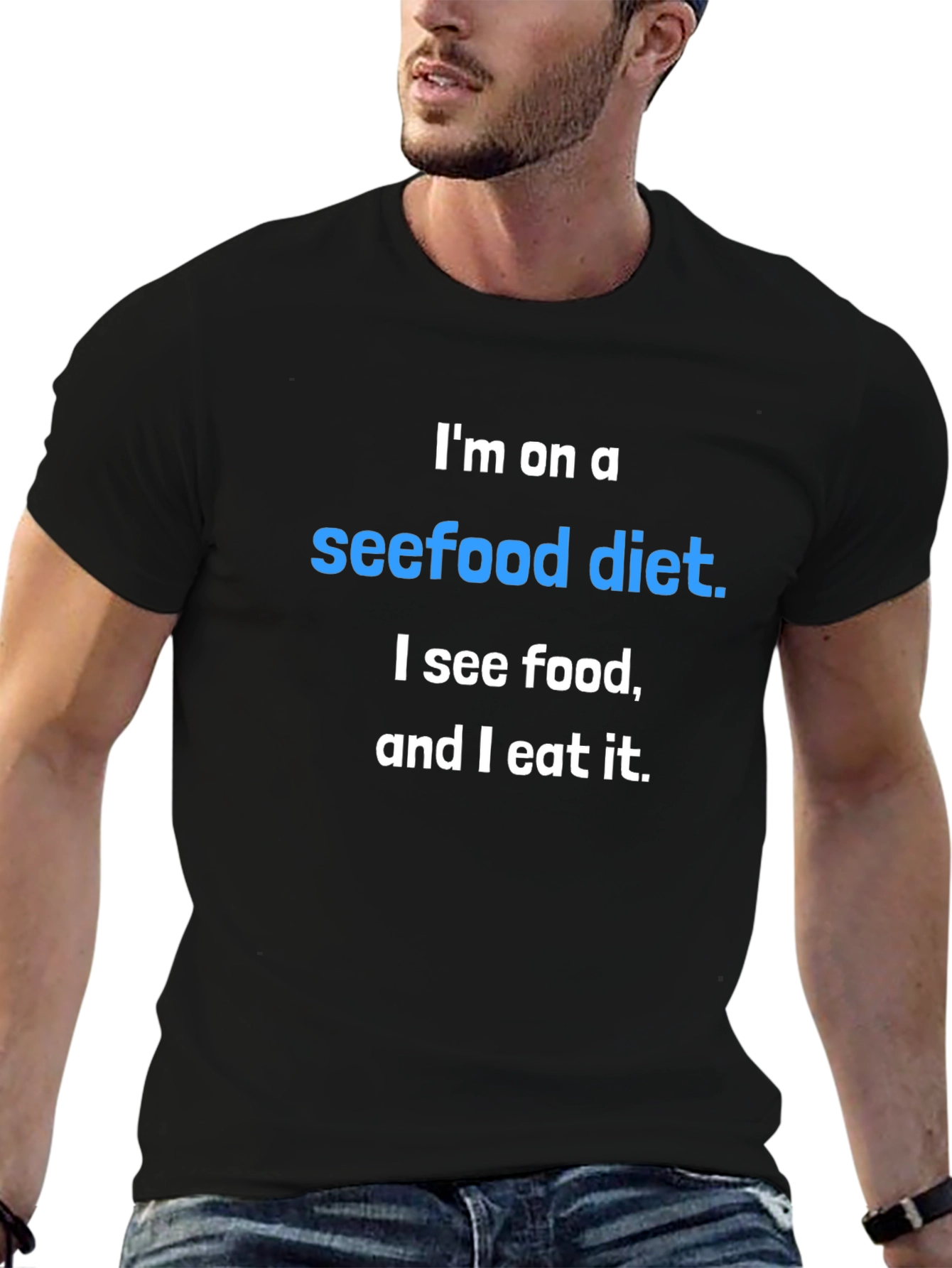 Seefood Diet T-Shirt - Funny Foodie Tee