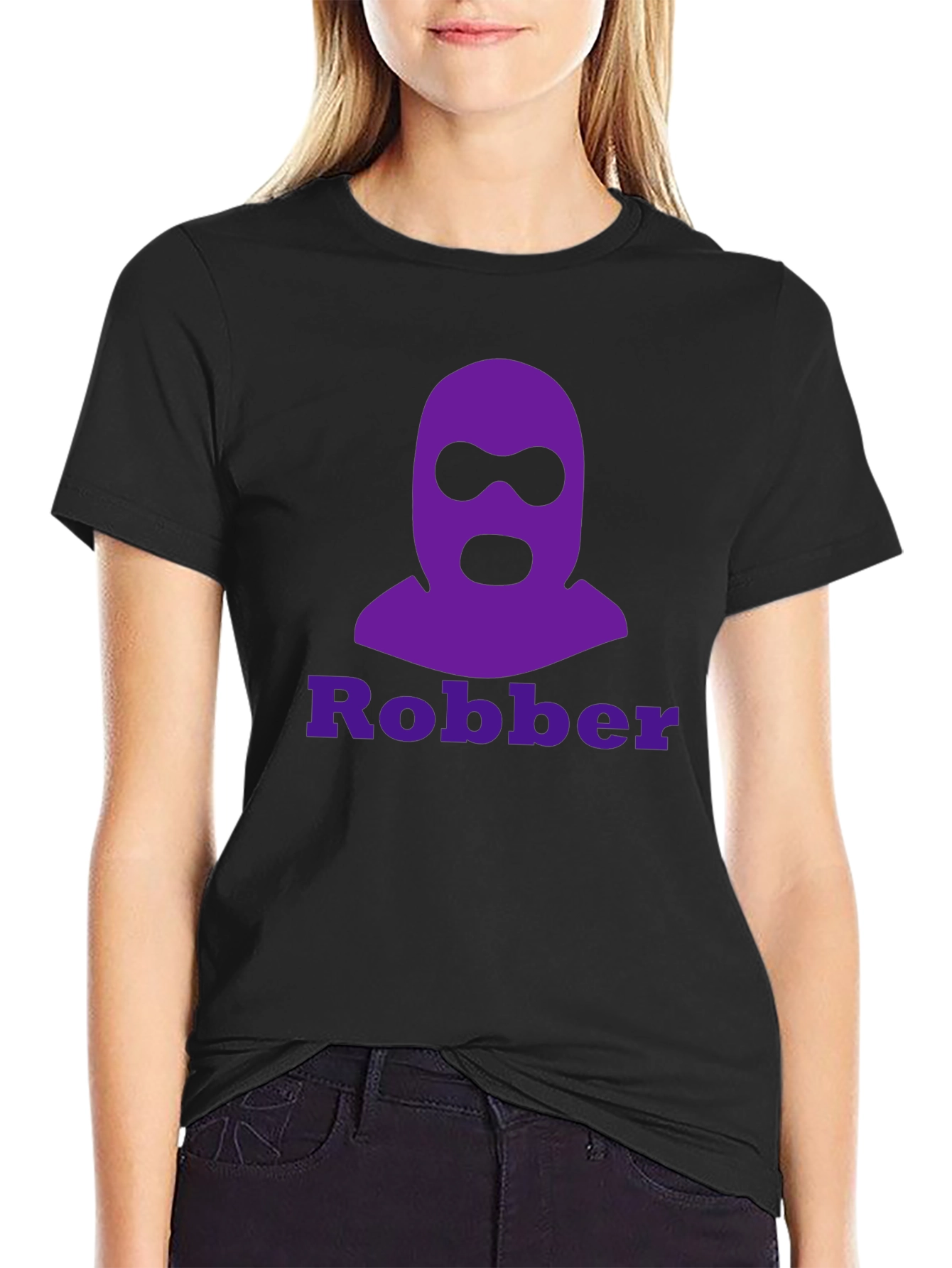 Robber Graphic Tee - Funny T-Shirt