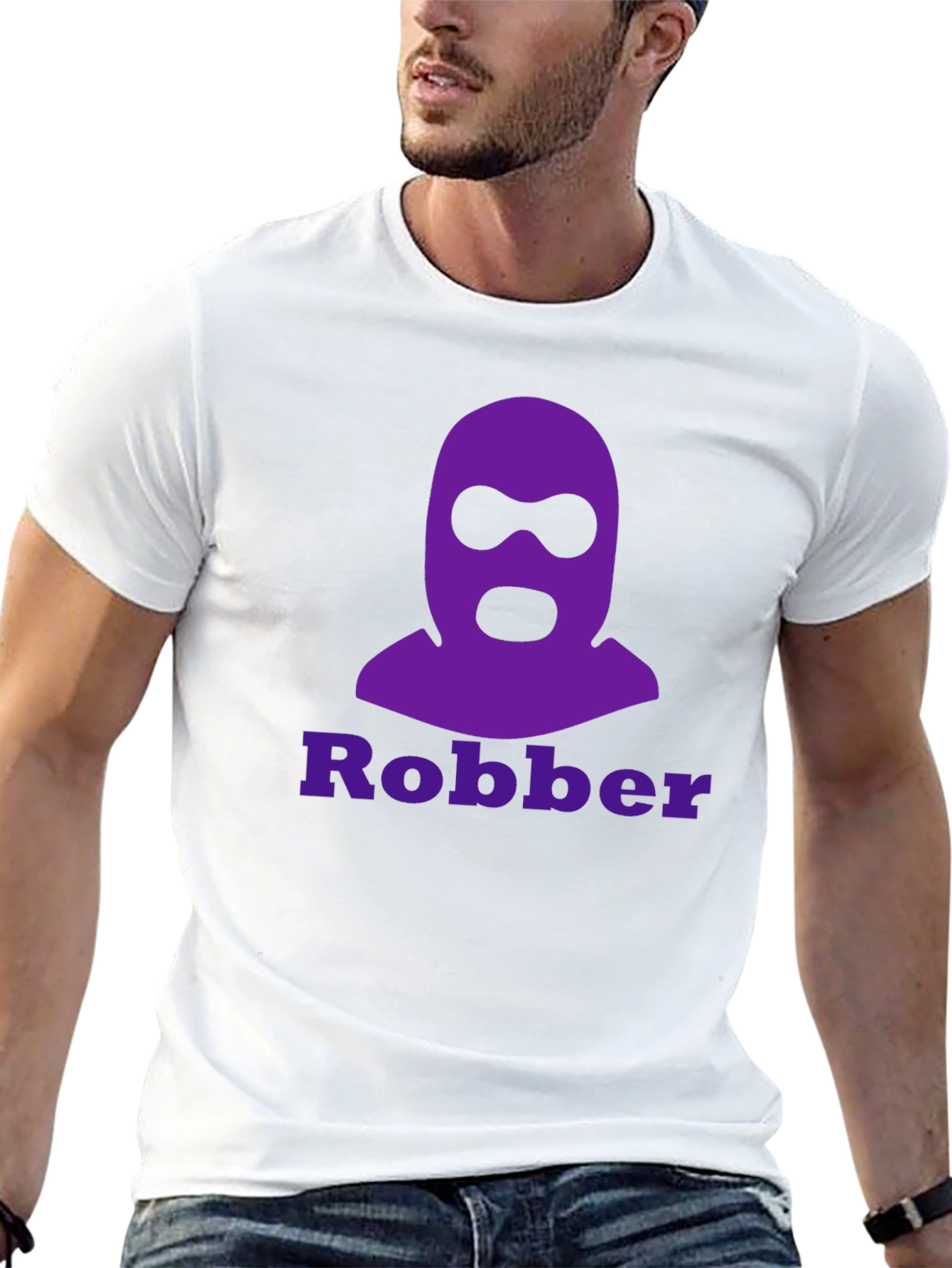 Robber Graphic Tee - Funny T-Shirt