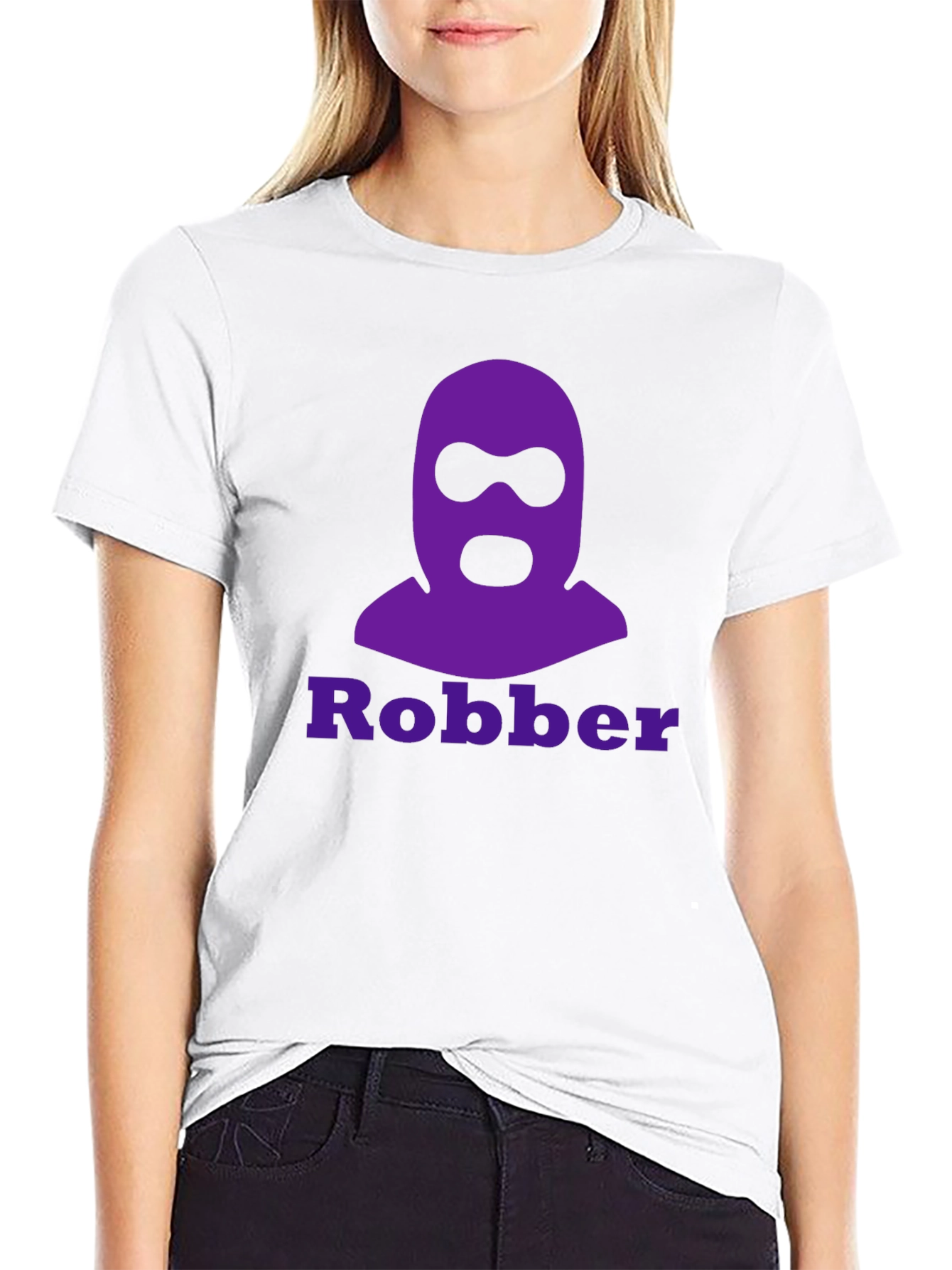 Robber Graphic Tee - Funny T-Shirt