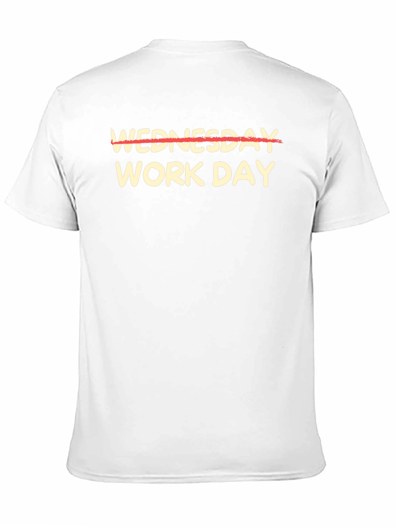 Wednesday Work Day T-Shirt - Black Cotton Tee
