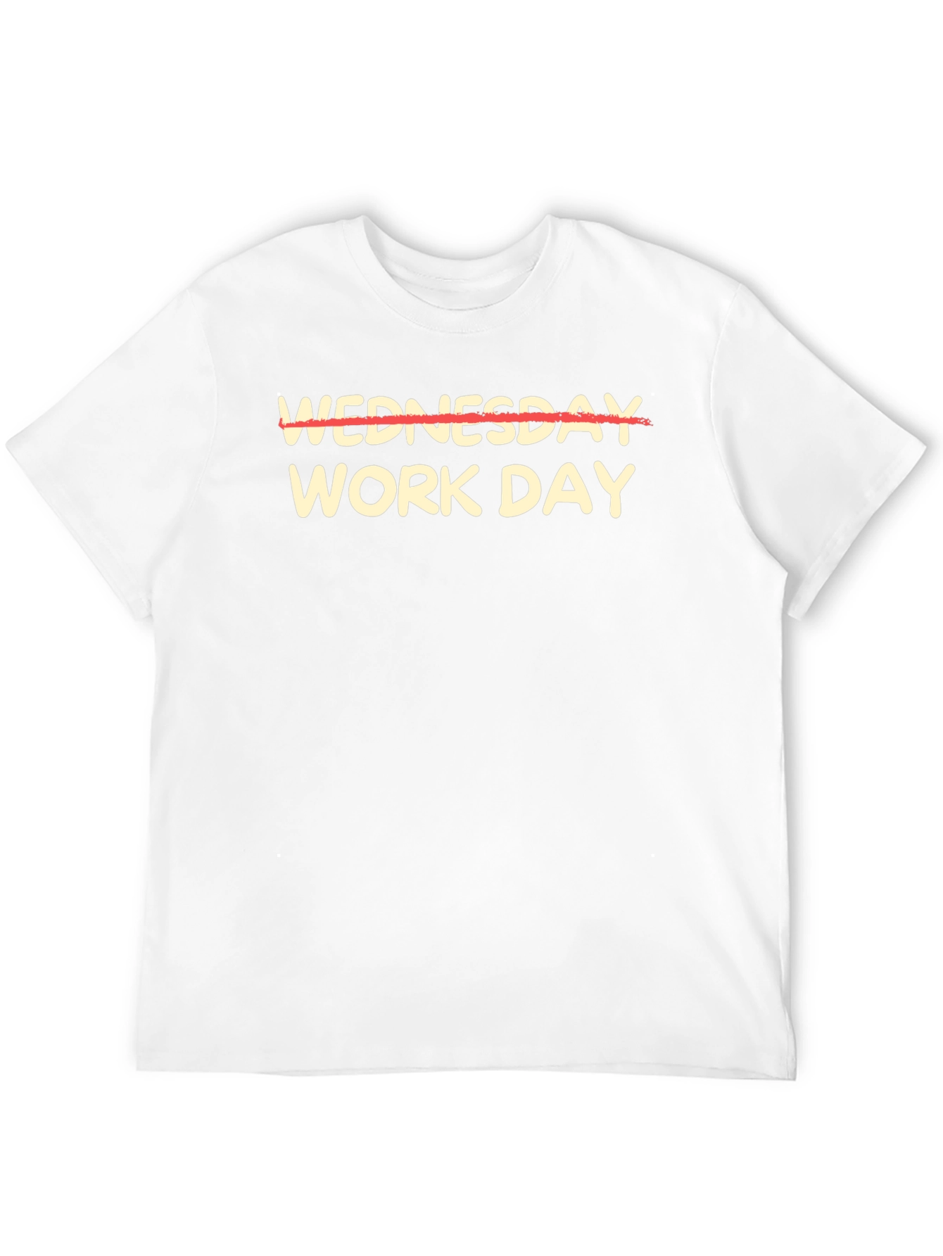 Wednesday Work Day T-Shirt - Black Cotton Tee