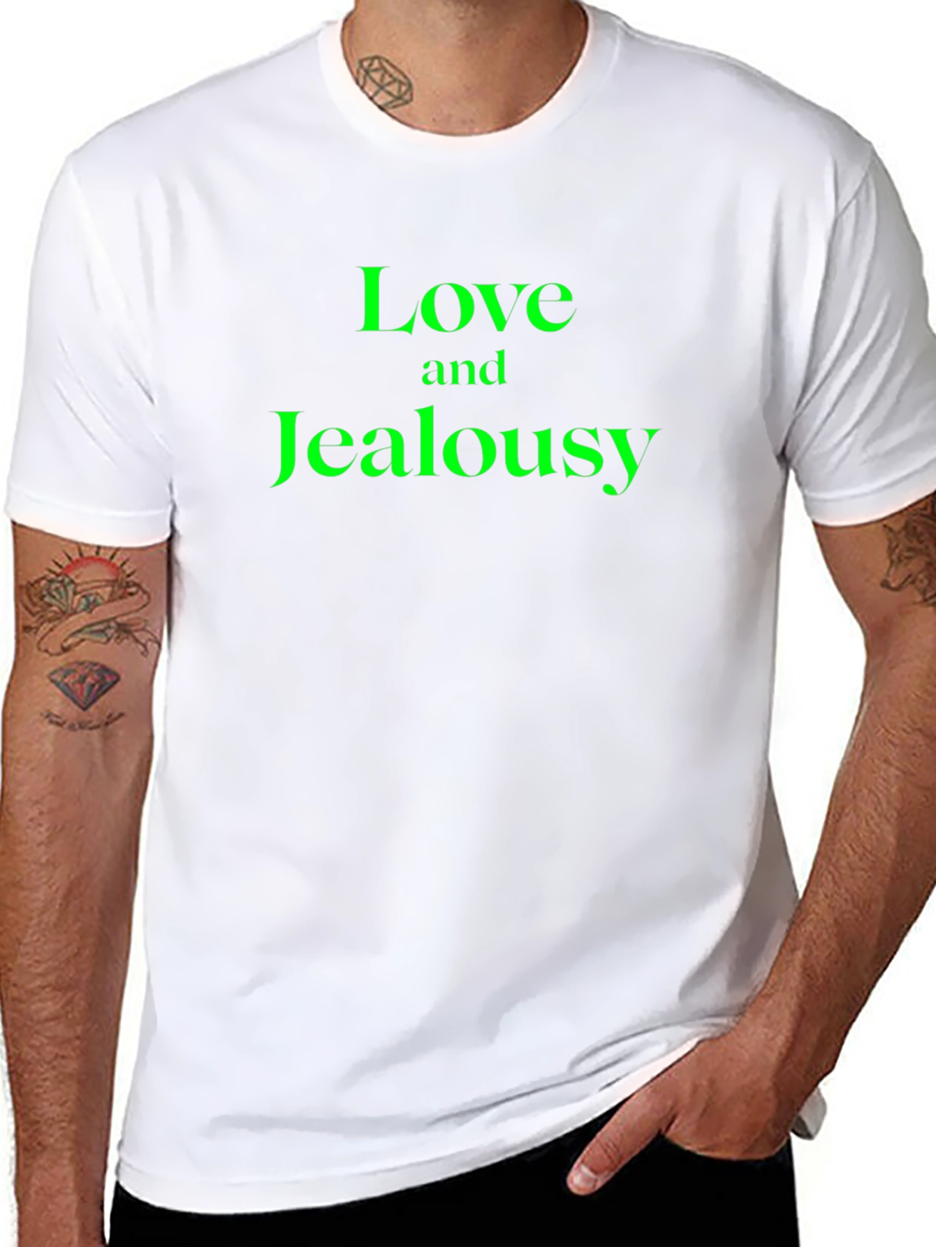 Love and Jealousy T-Shirt - Novelty Tee
