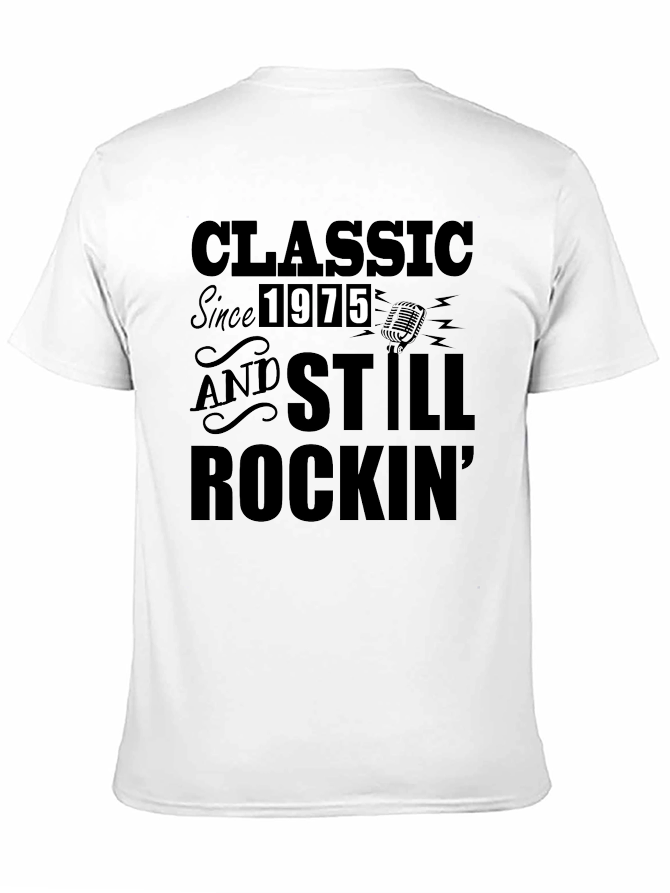 Classic Since 1975 Black Graphic Tee