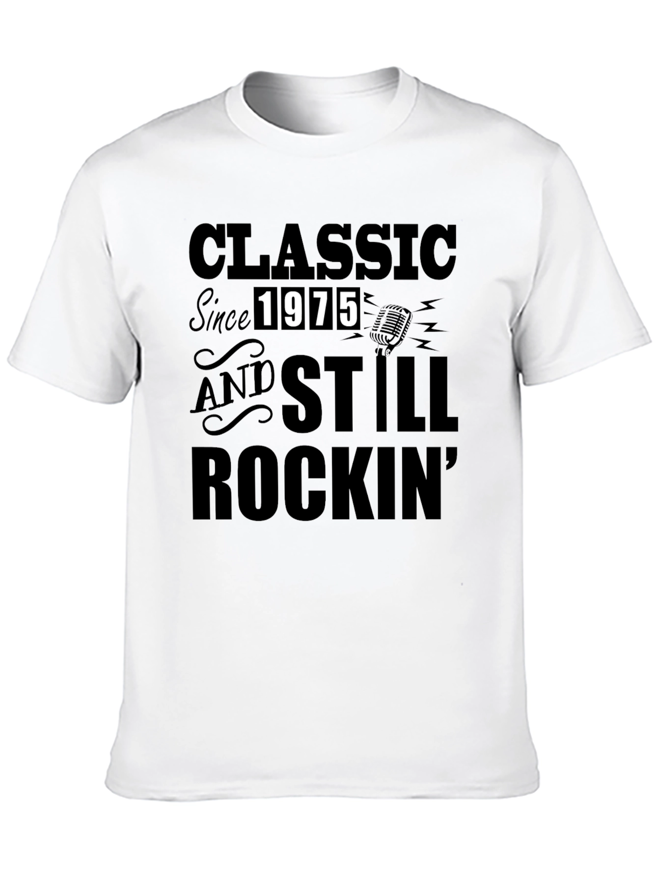 Classic Since 1975 Black Graphic Tee