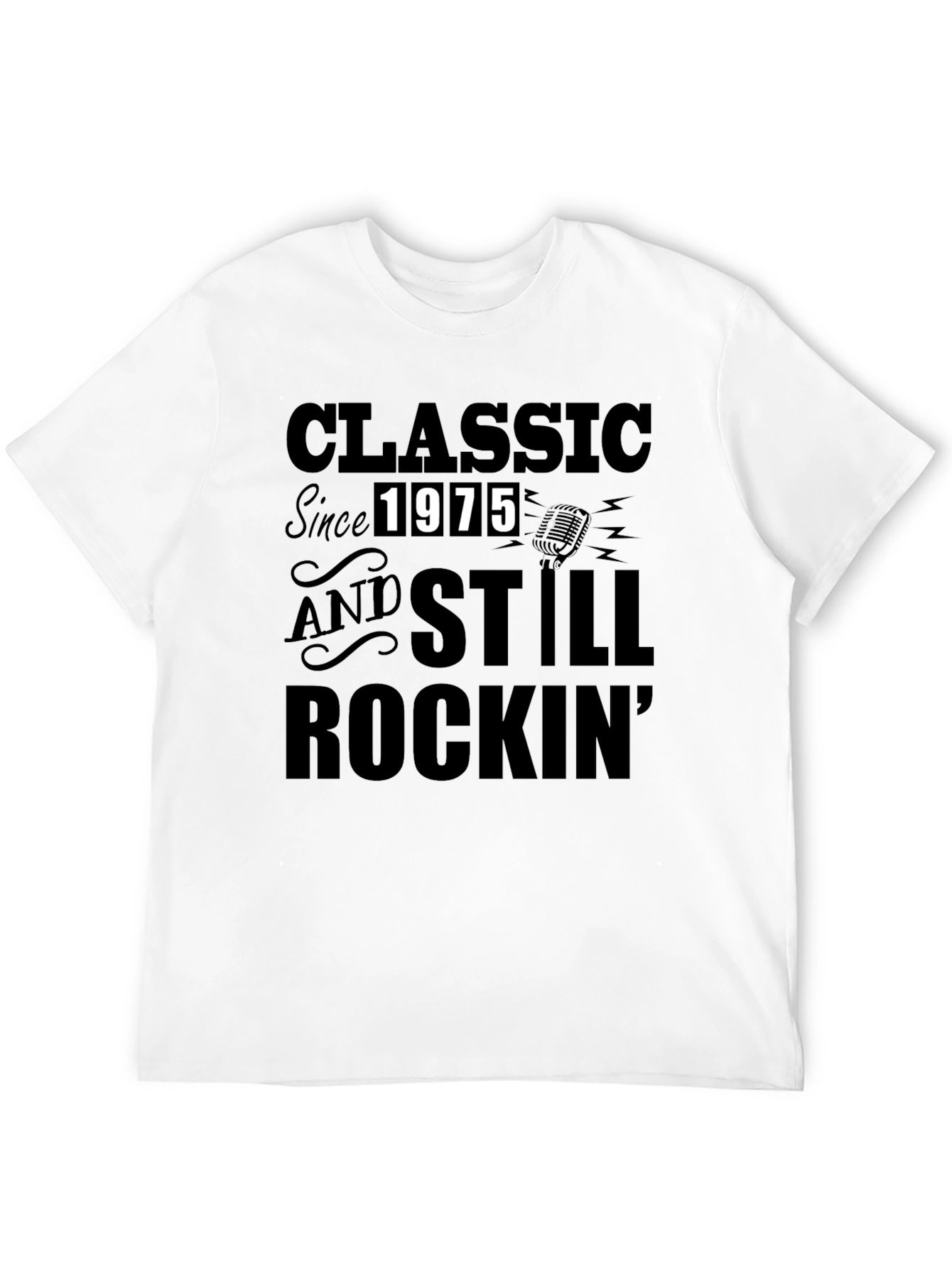 Classic Since 1975 Black Graphic Tee