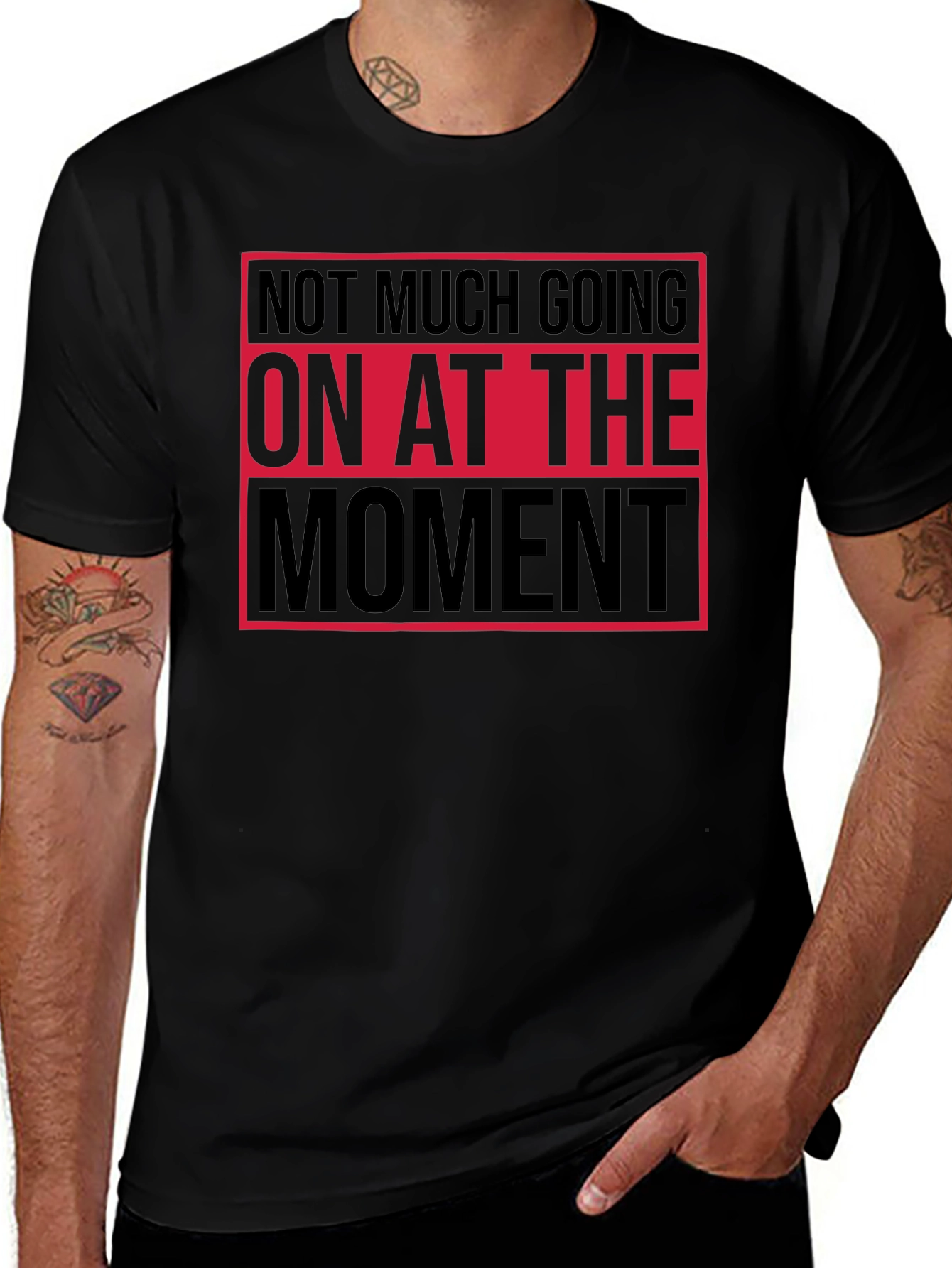 Funny Not Much Going On Graphic T-Shirt